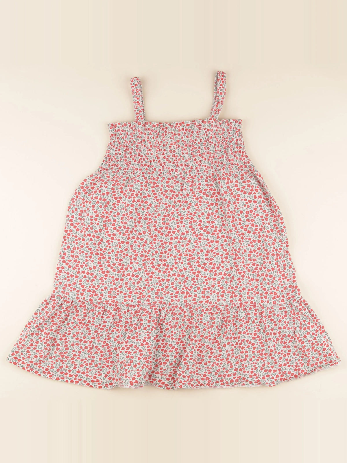 Vertbaudet - robe rouge - 8 ans