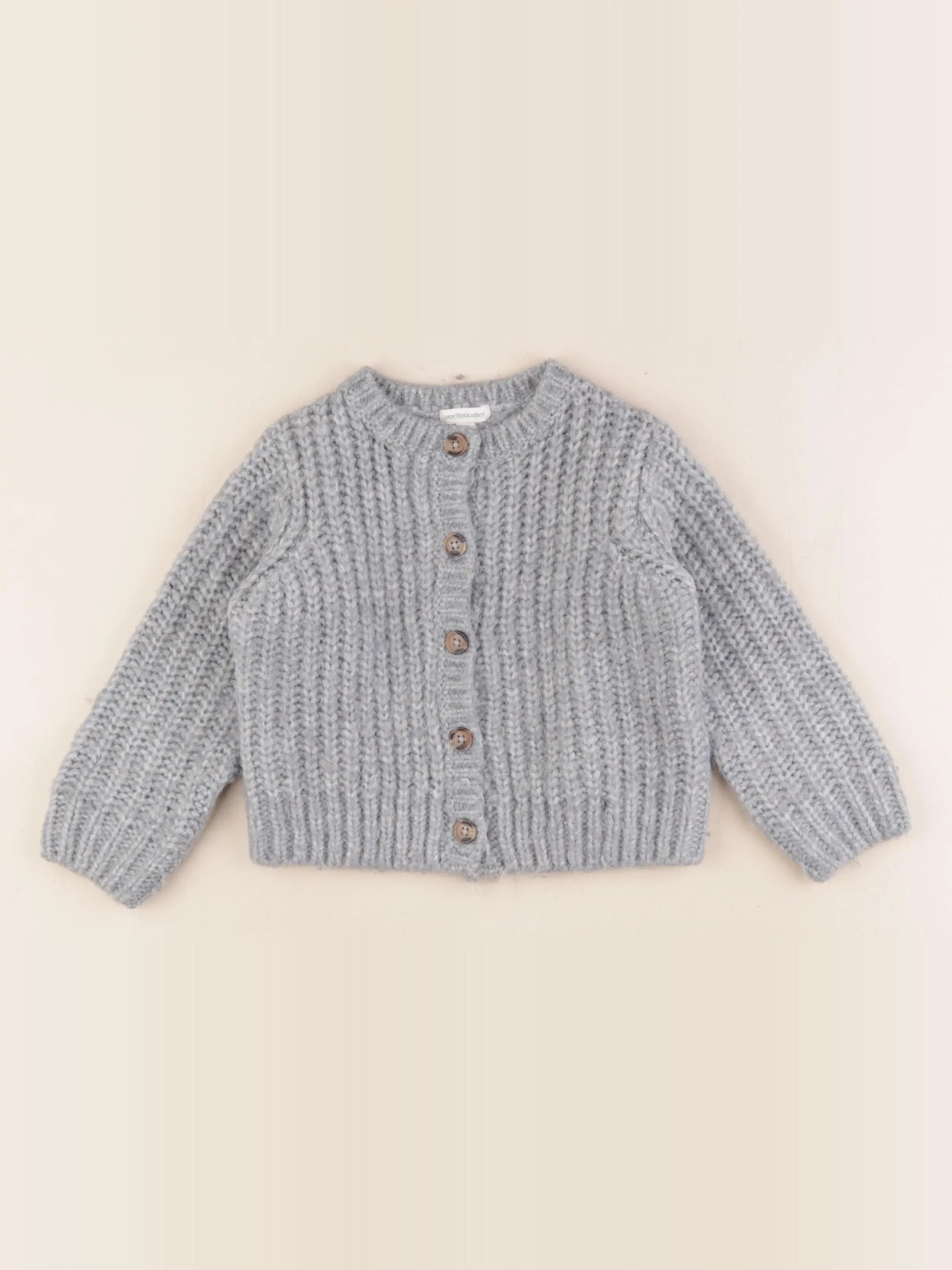 Vertbaudet - gilet bleu - 3 ans