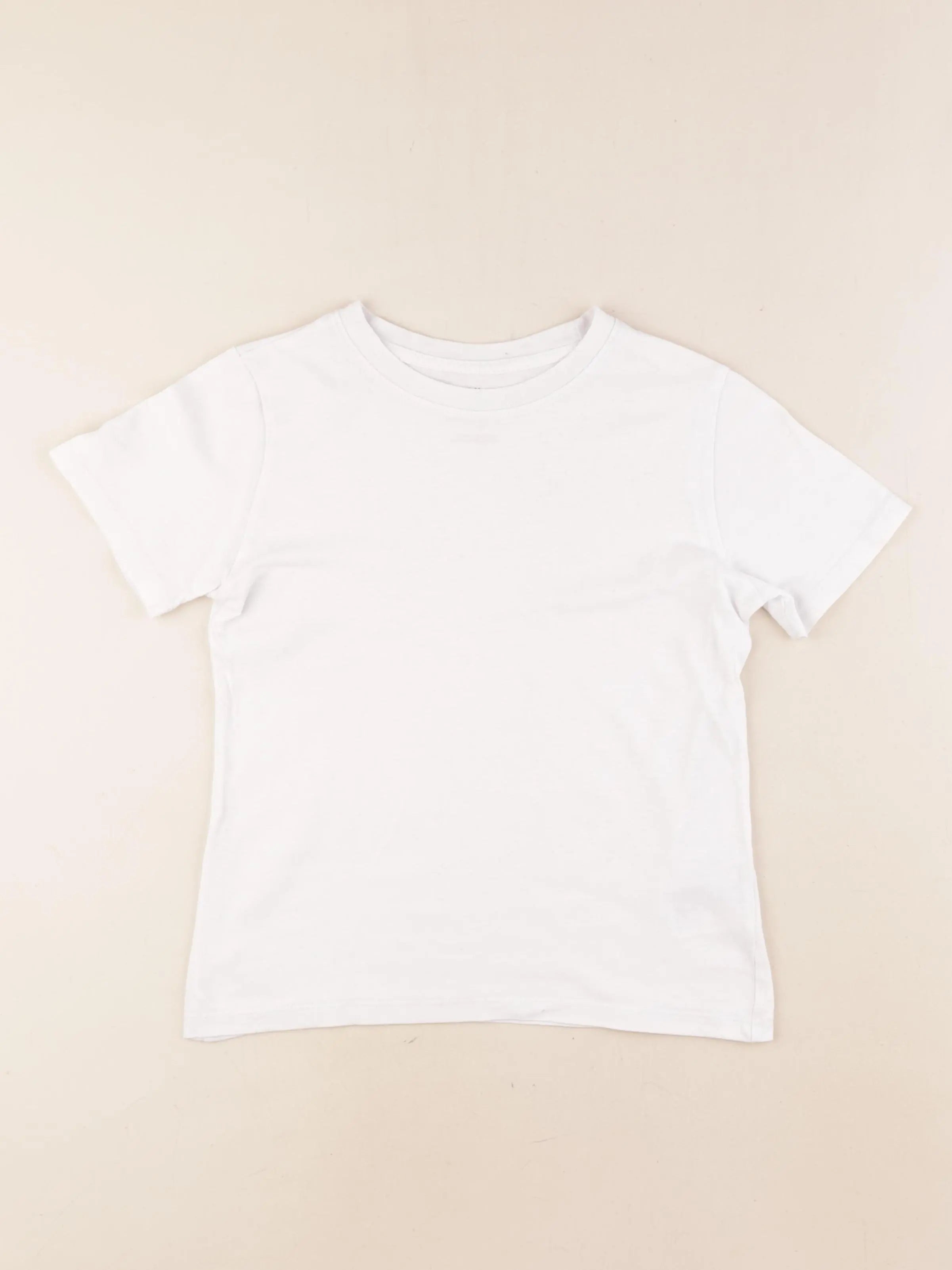 H&M - tee-shirt blanc - 6/8 ans