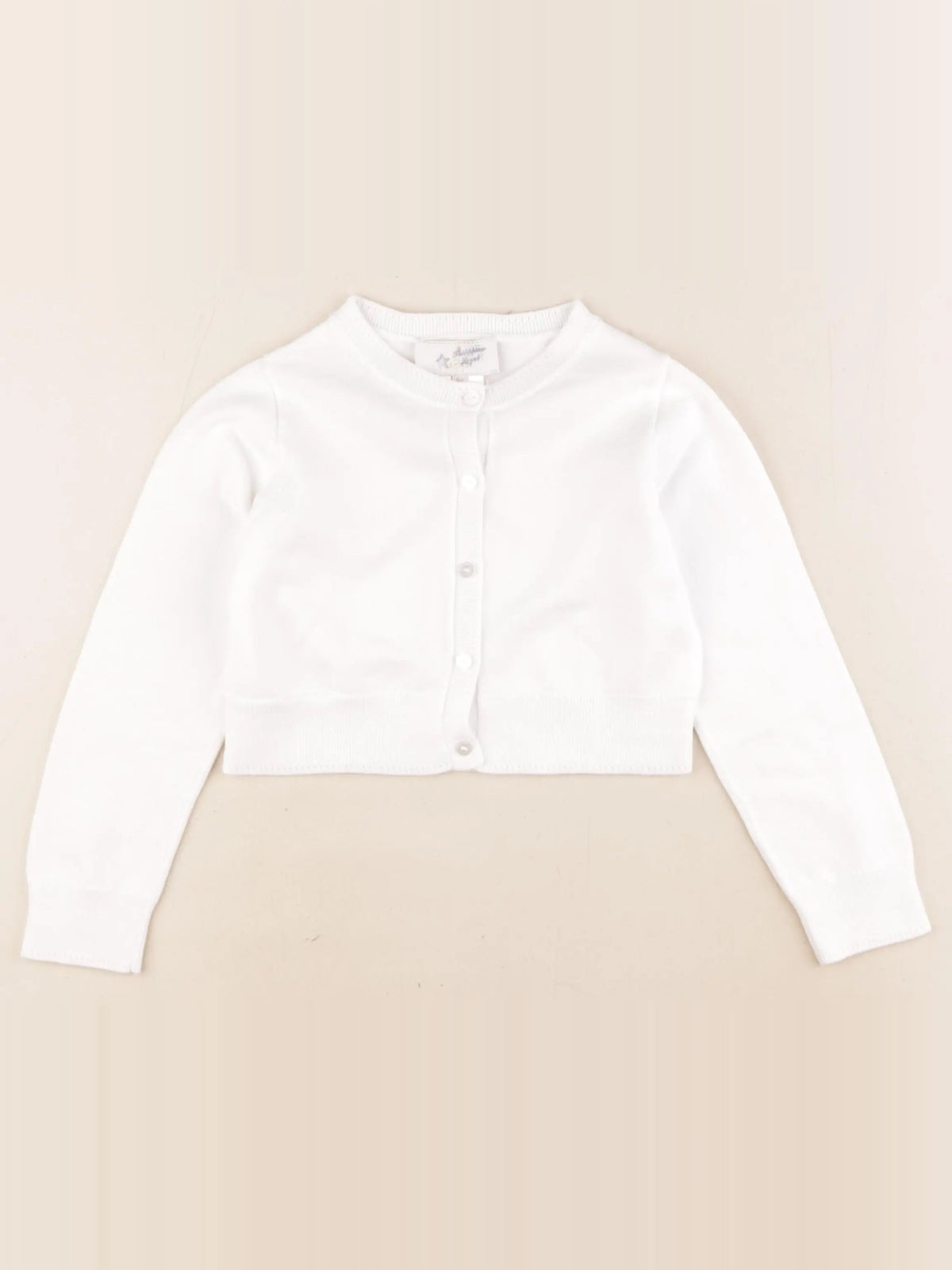 Jacadi - gilet blanc - 6 ans