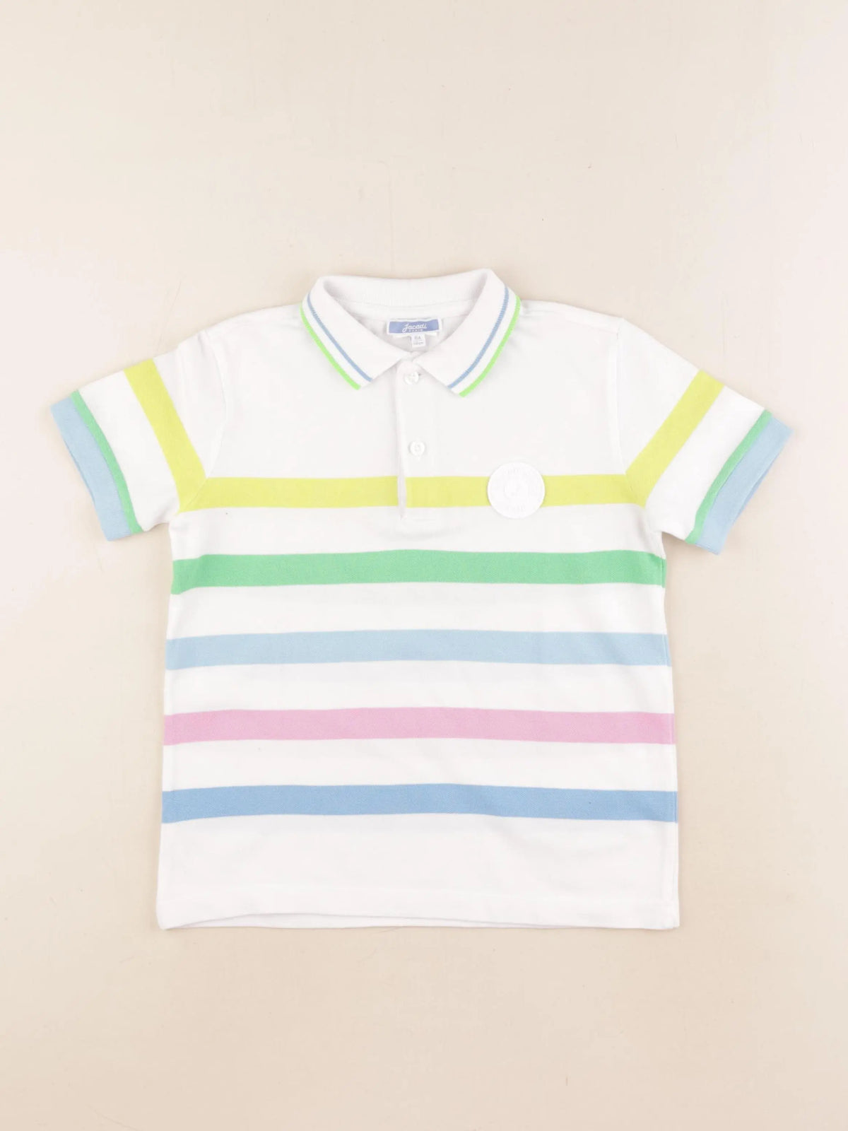 Jacadi - polo blanc, multicolore - 6 ans