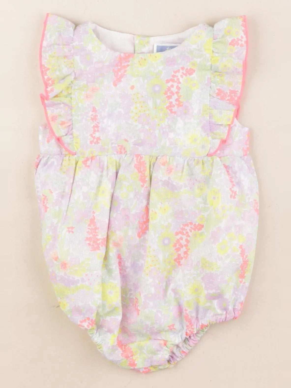 Jacadi - combinaison liberty multicolore - 6 mois