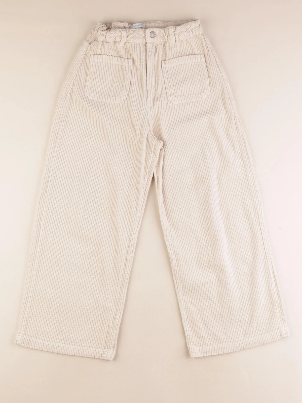 Vertbaudet - pantalon beige - 12 ans