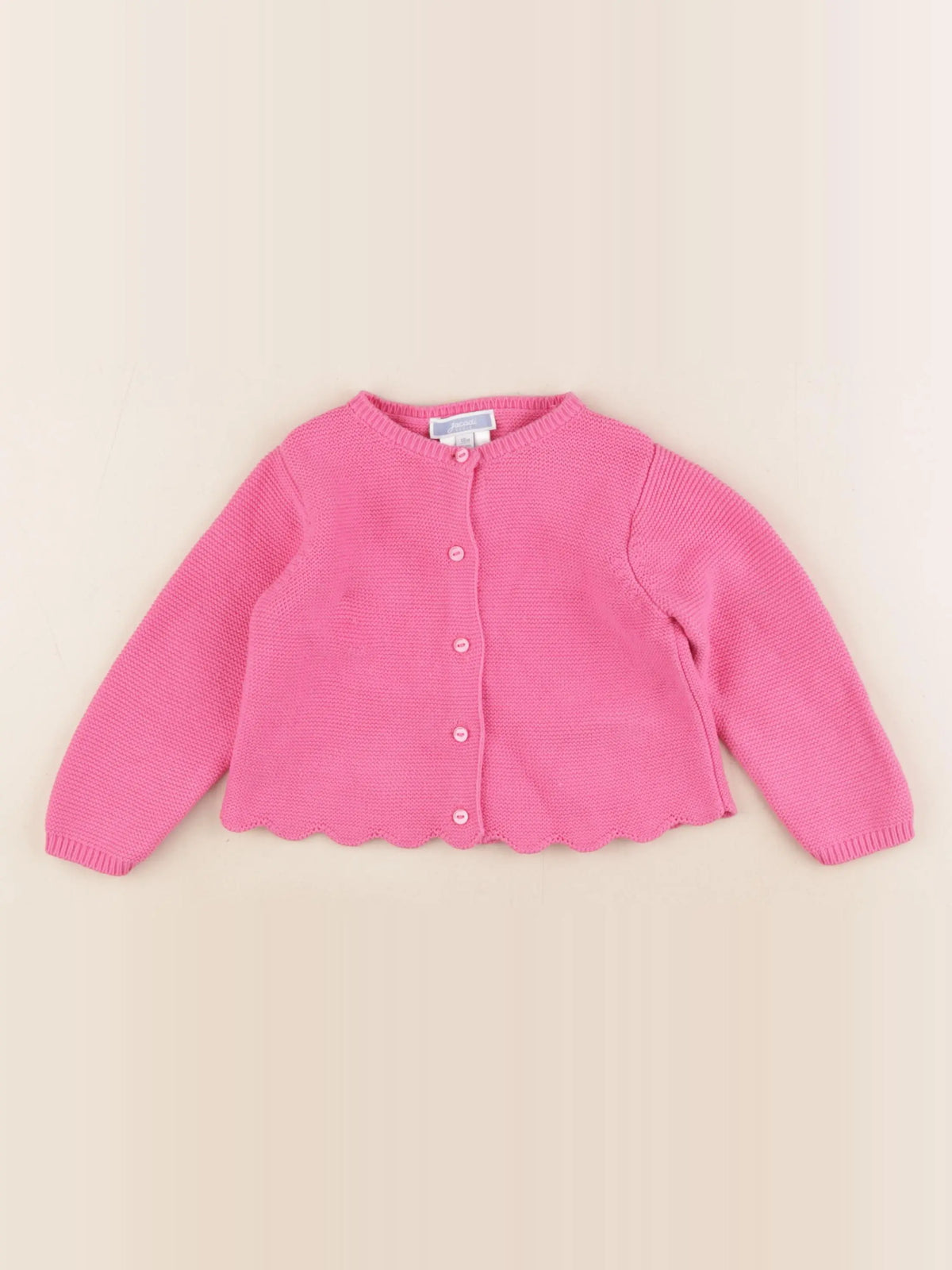 Jacadi - gilet rose - 18 mois