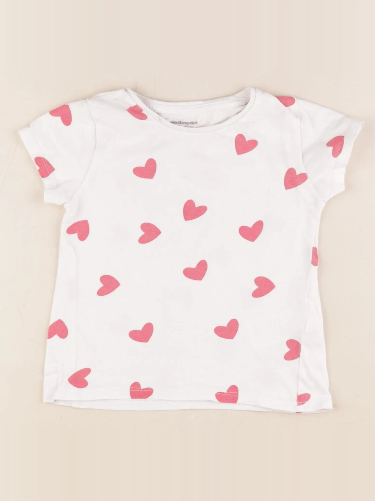 Vertbaudet - tee-shirt blanc - 3 ans