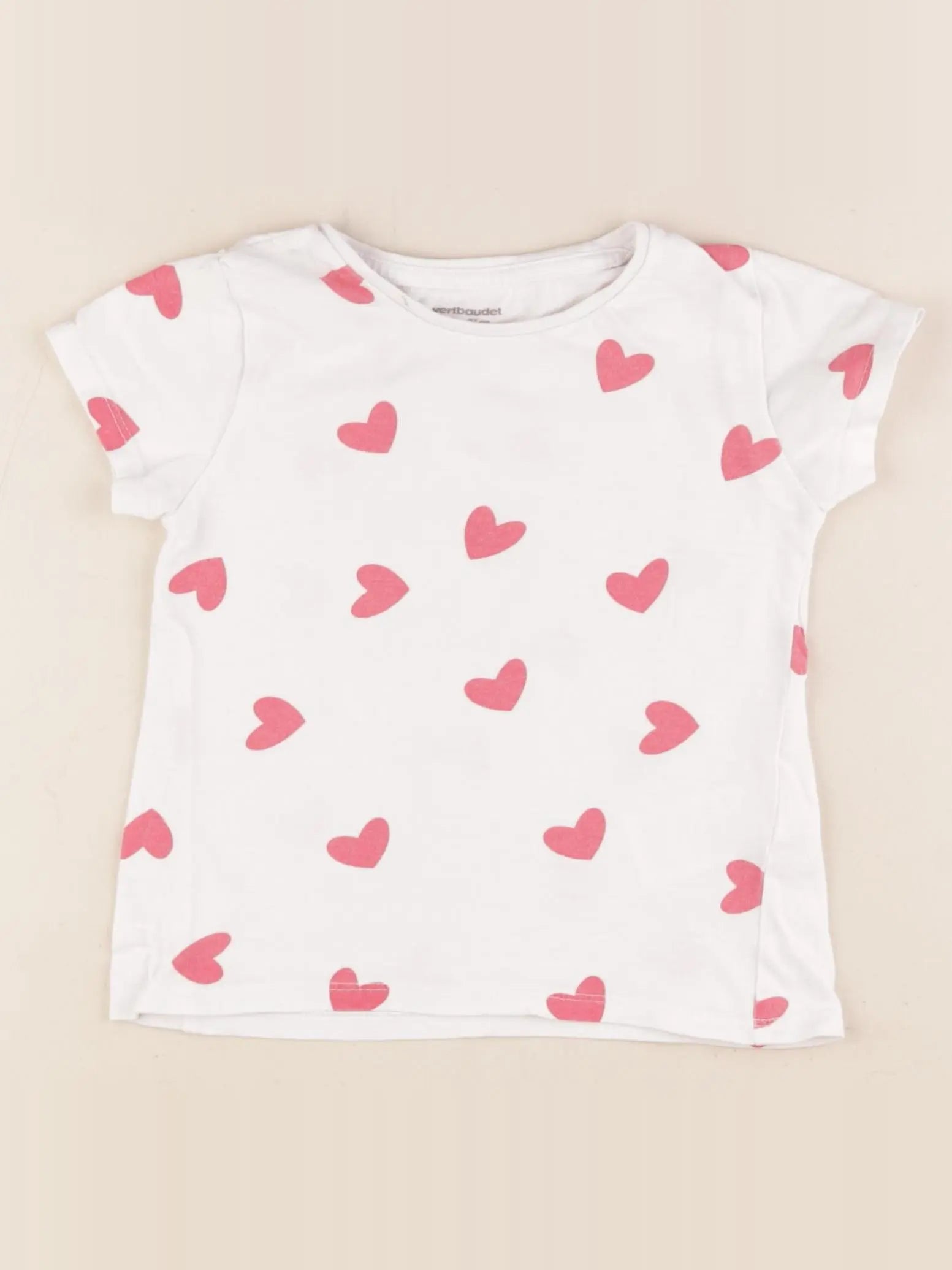 Vertbaudet - tee-shirt blanc - 3 ans
