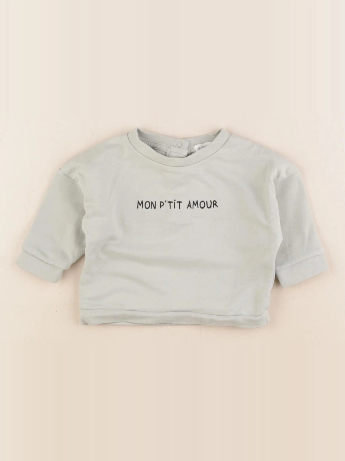 Vertbaudet - sweat vert - 3 mois