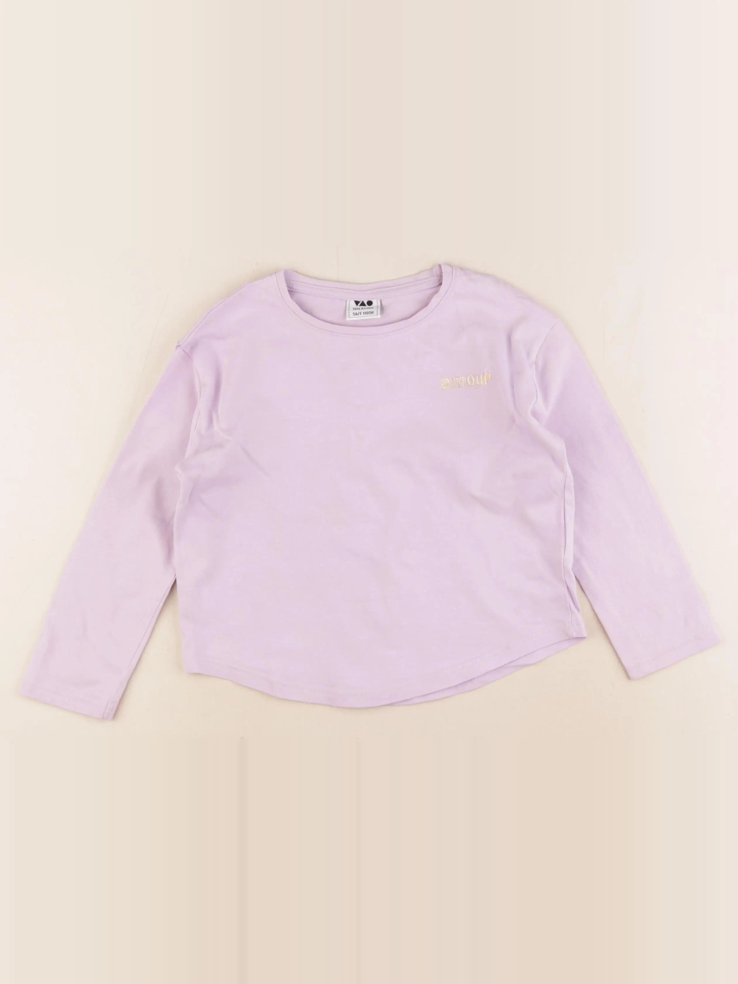 Tape à l'oeil - tee-shirt violet - 5 ans