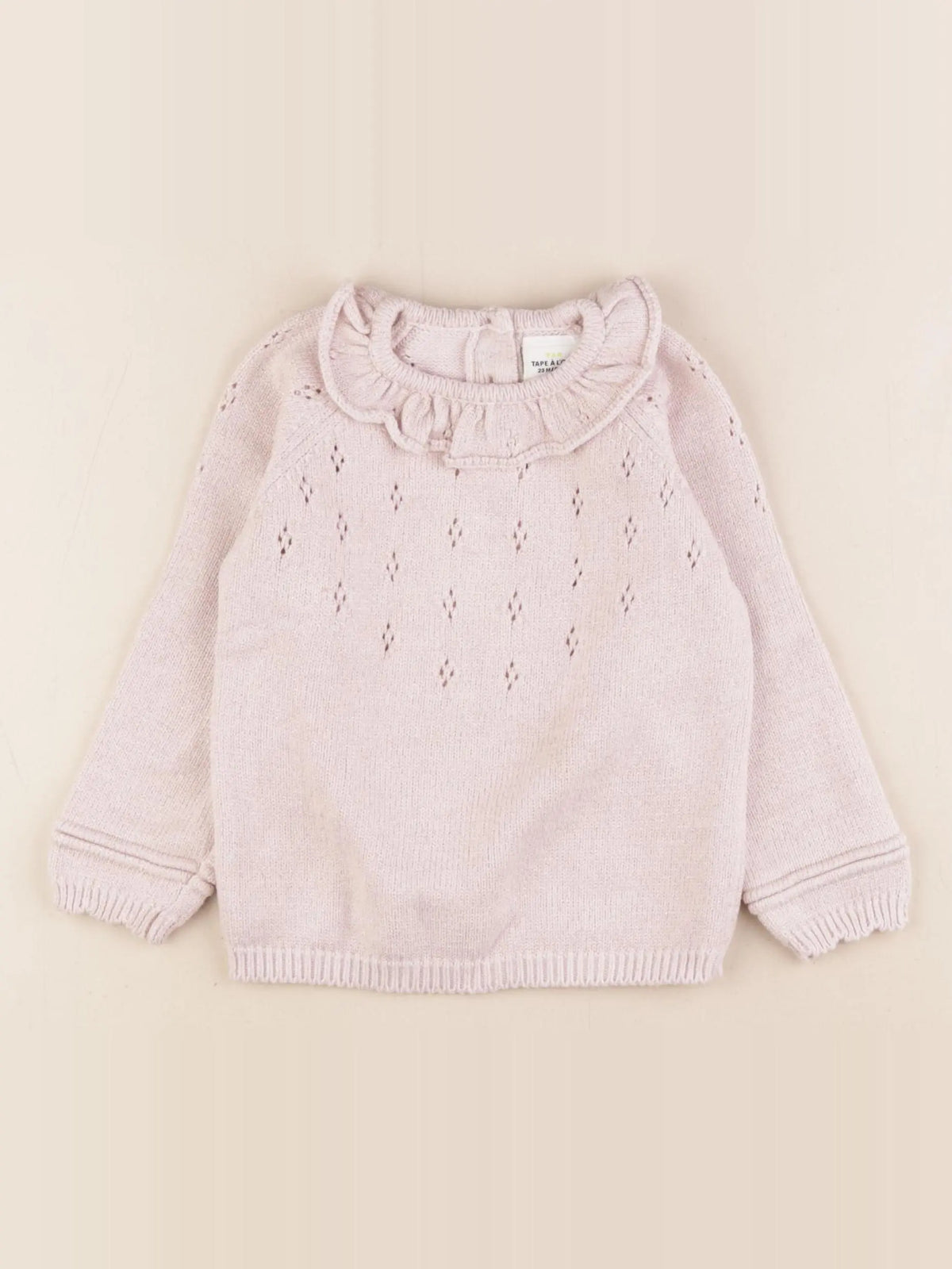 Tape à l'oeil - pull rose - 24 mois