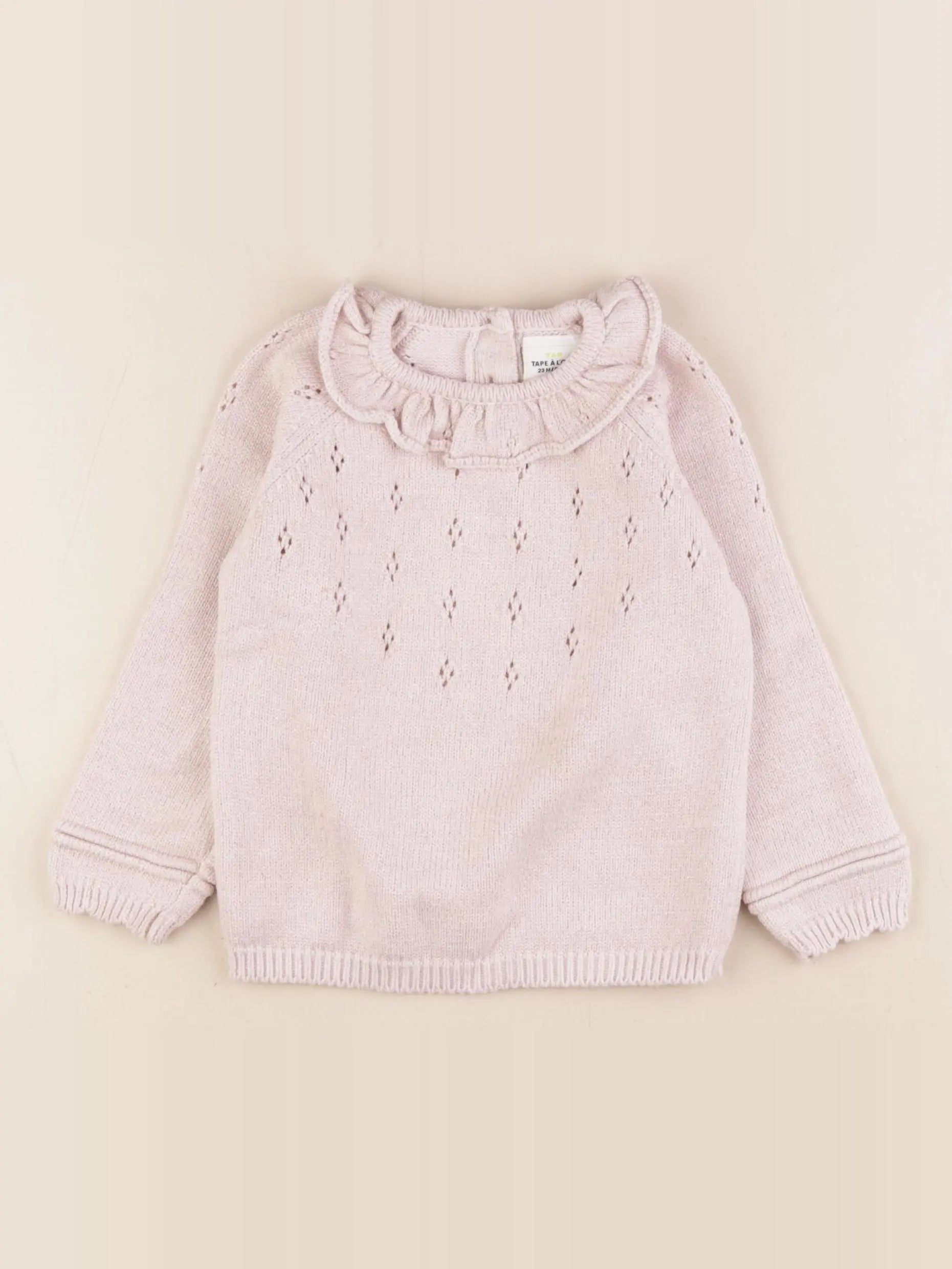 Tape à l'oeil - pull rose - 24 mois