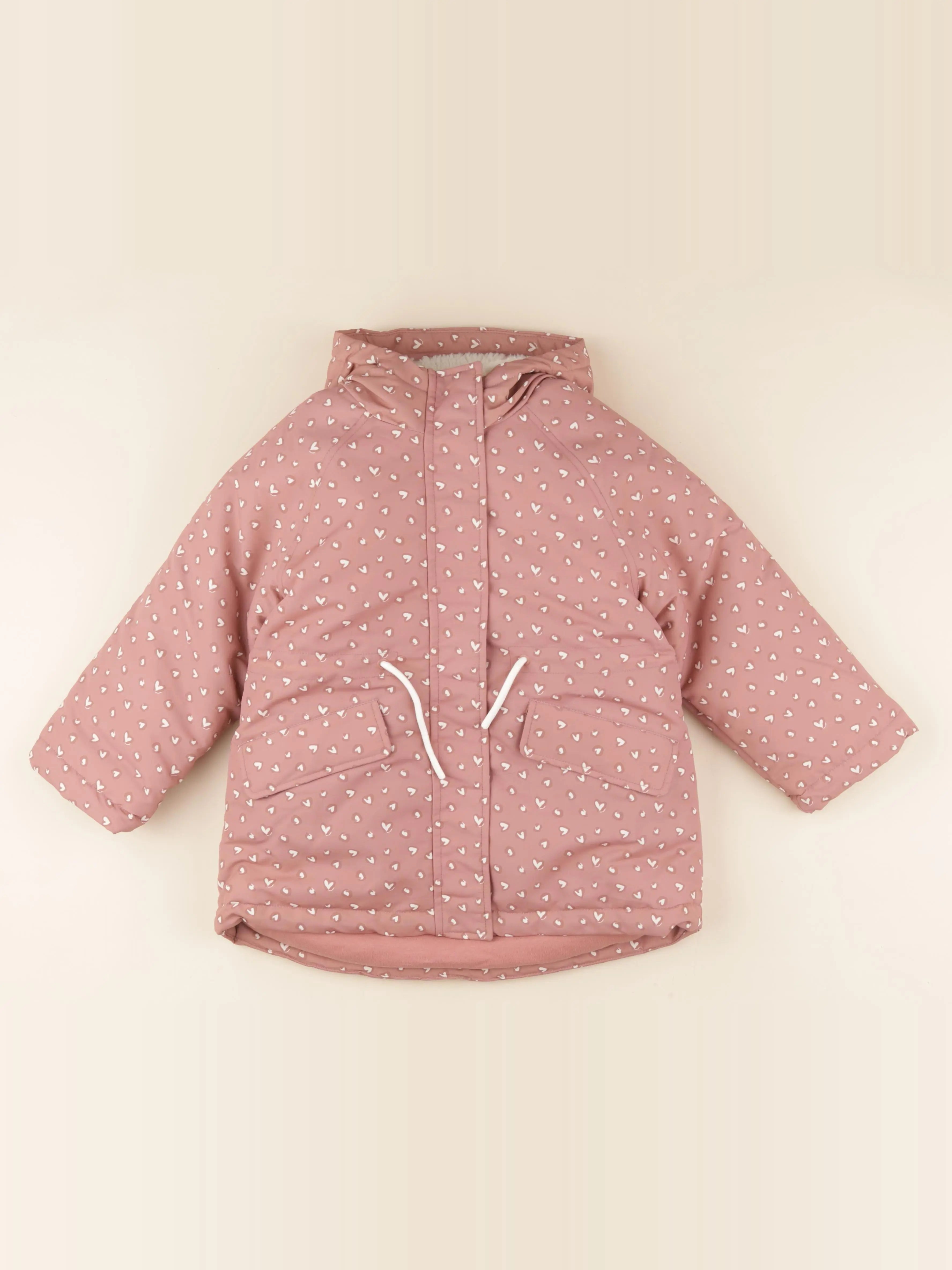 Vertbaudet - parka rose - 6 ans