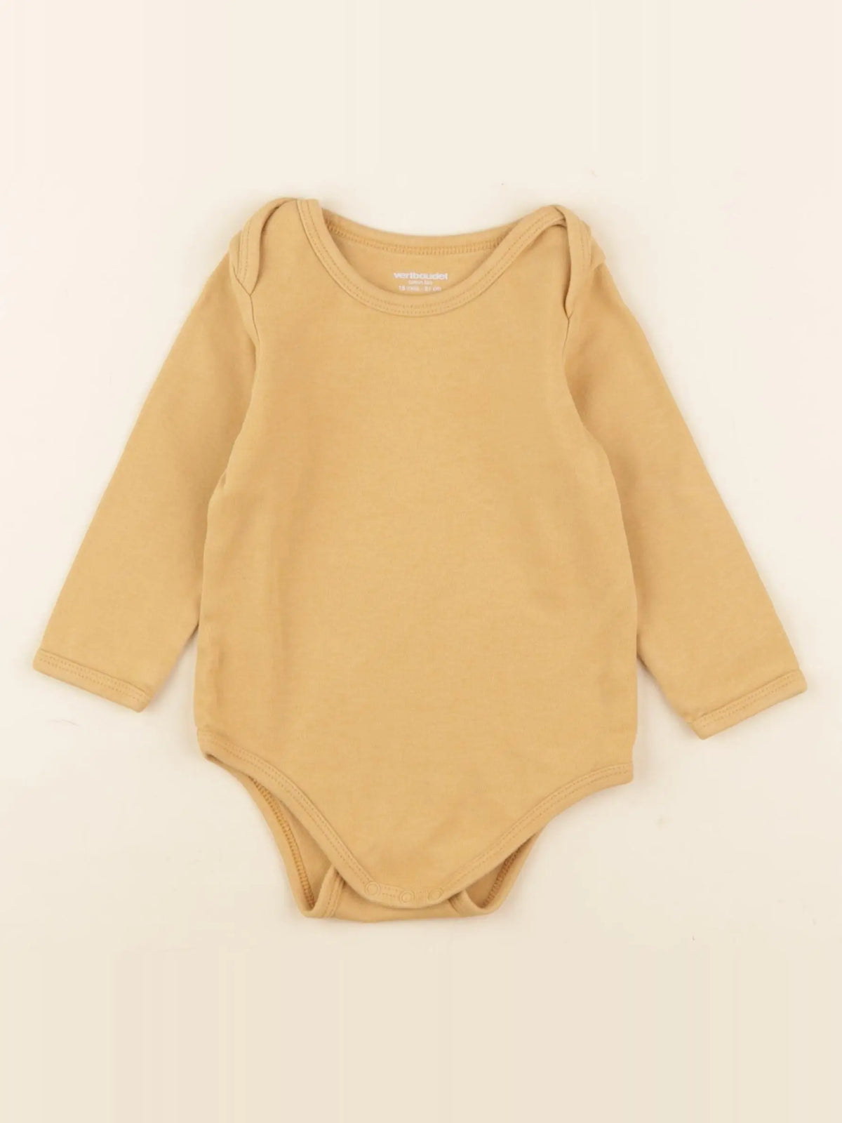 Vertbaudet - body jaune - 18 mois