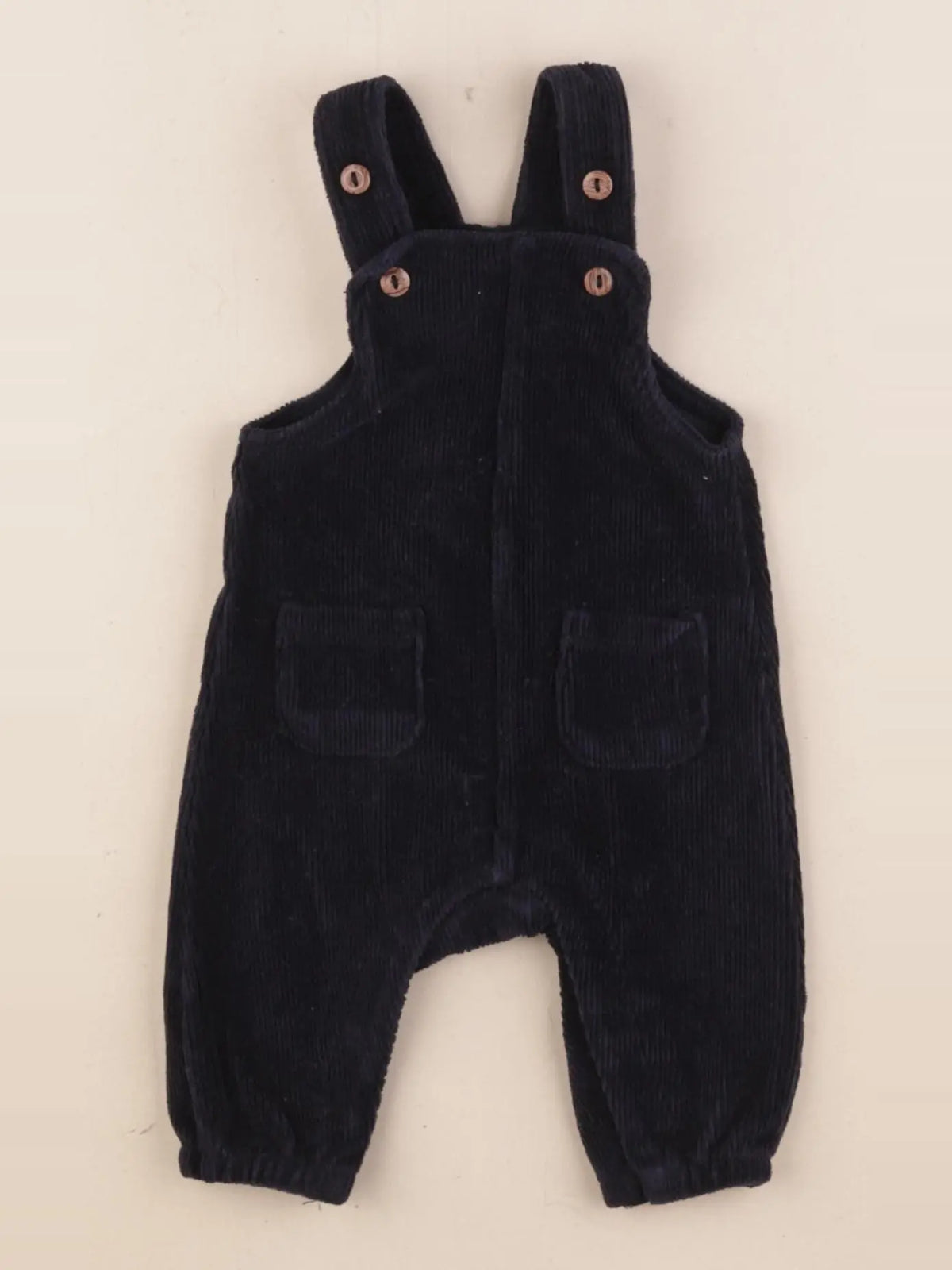 H&M - salopette bleu - 0/1 mois