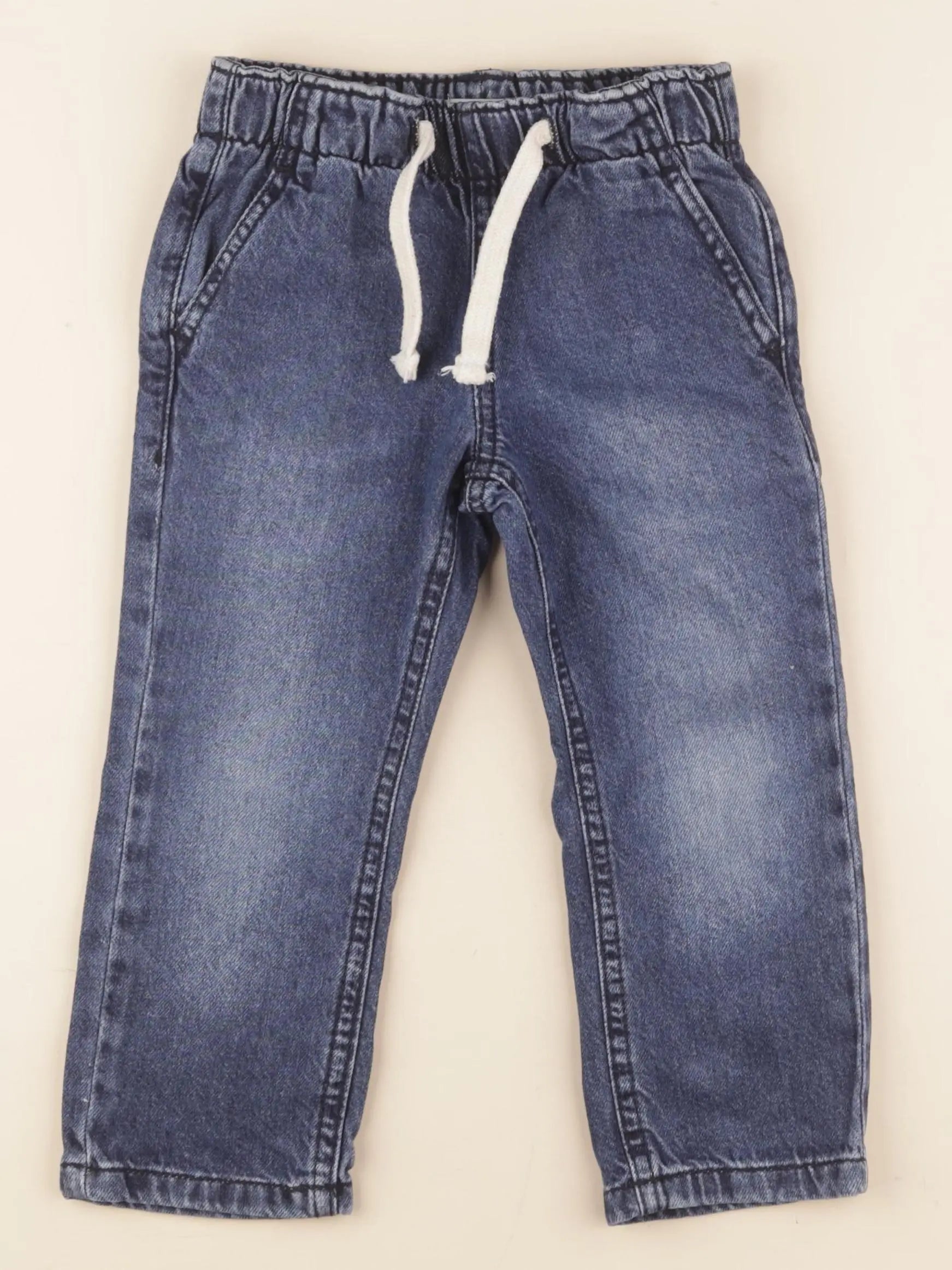 Vertbaudet - jean coton bleu - 3 ans