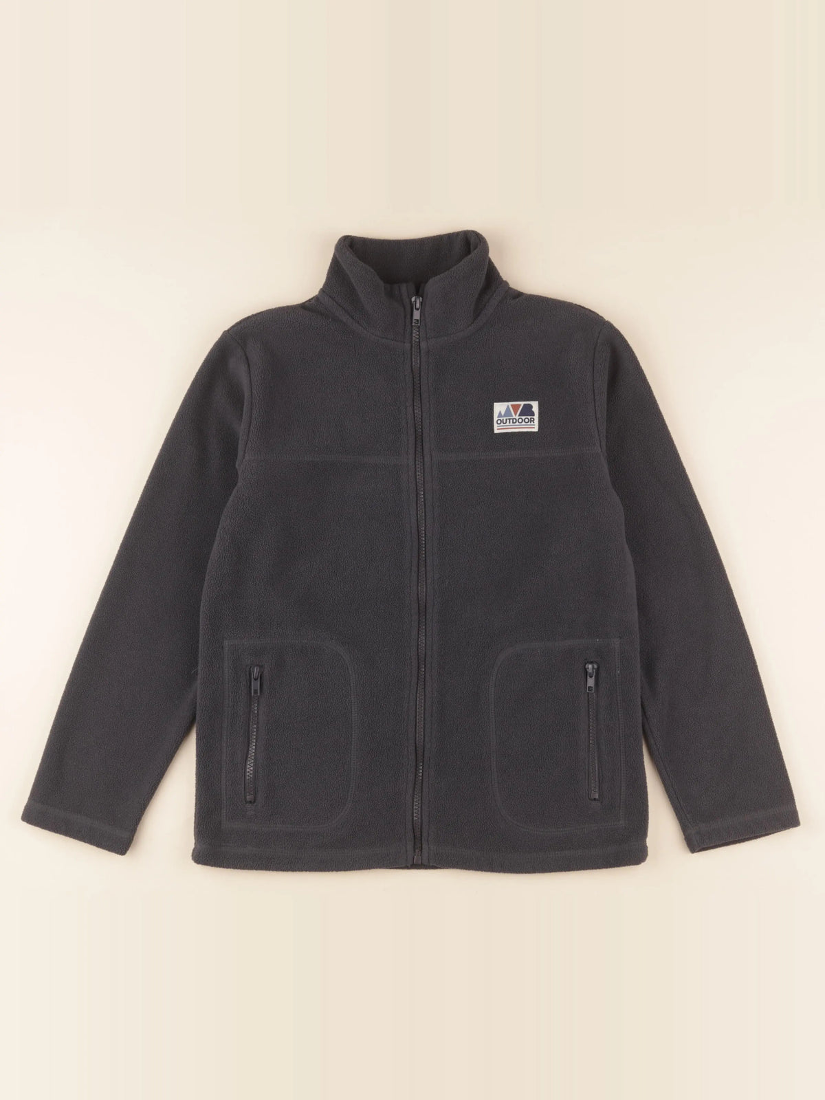 Vertbaudet - polaire gris - 12 ans