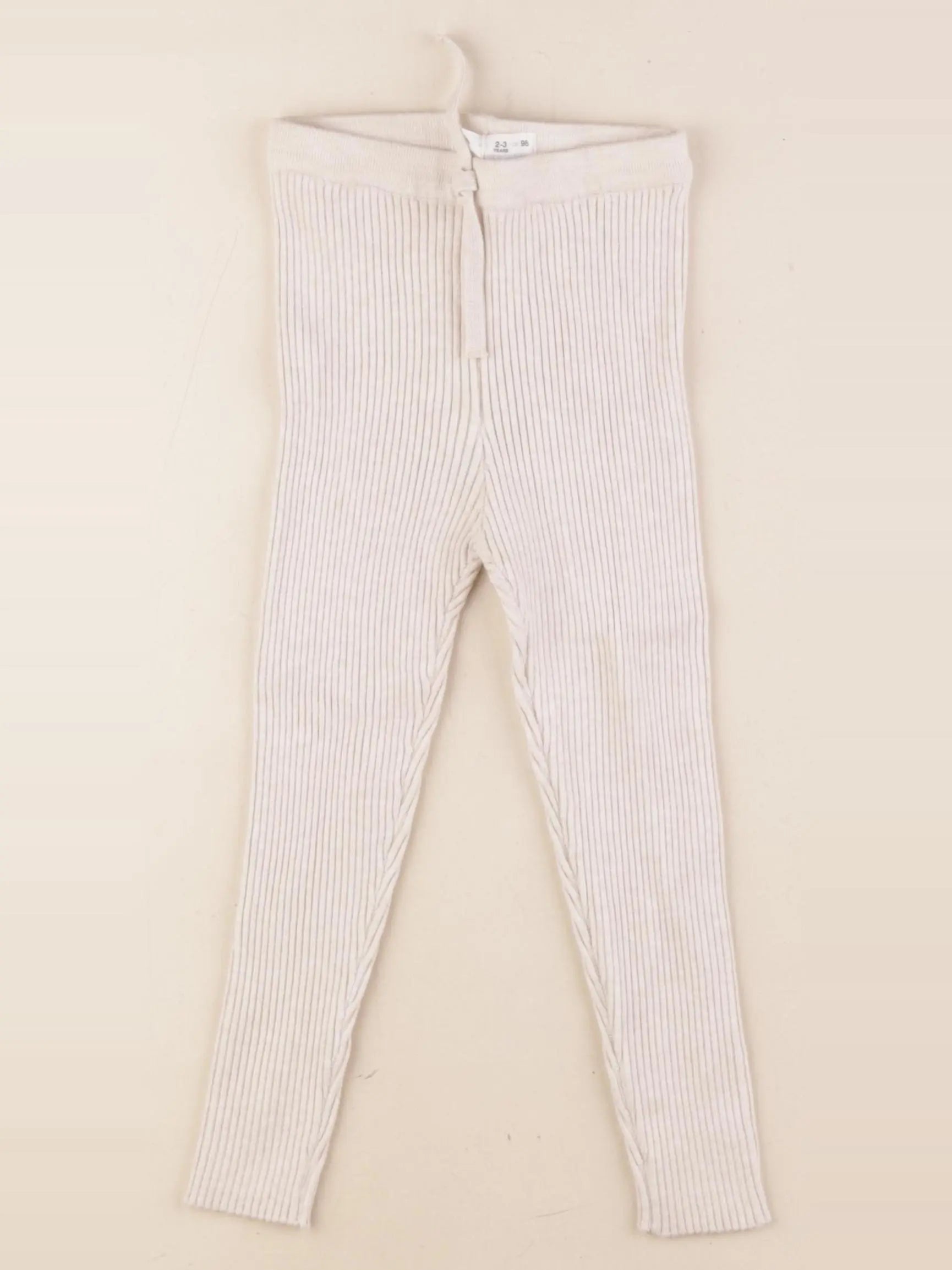 Zara - legging beige - 2/3 ans