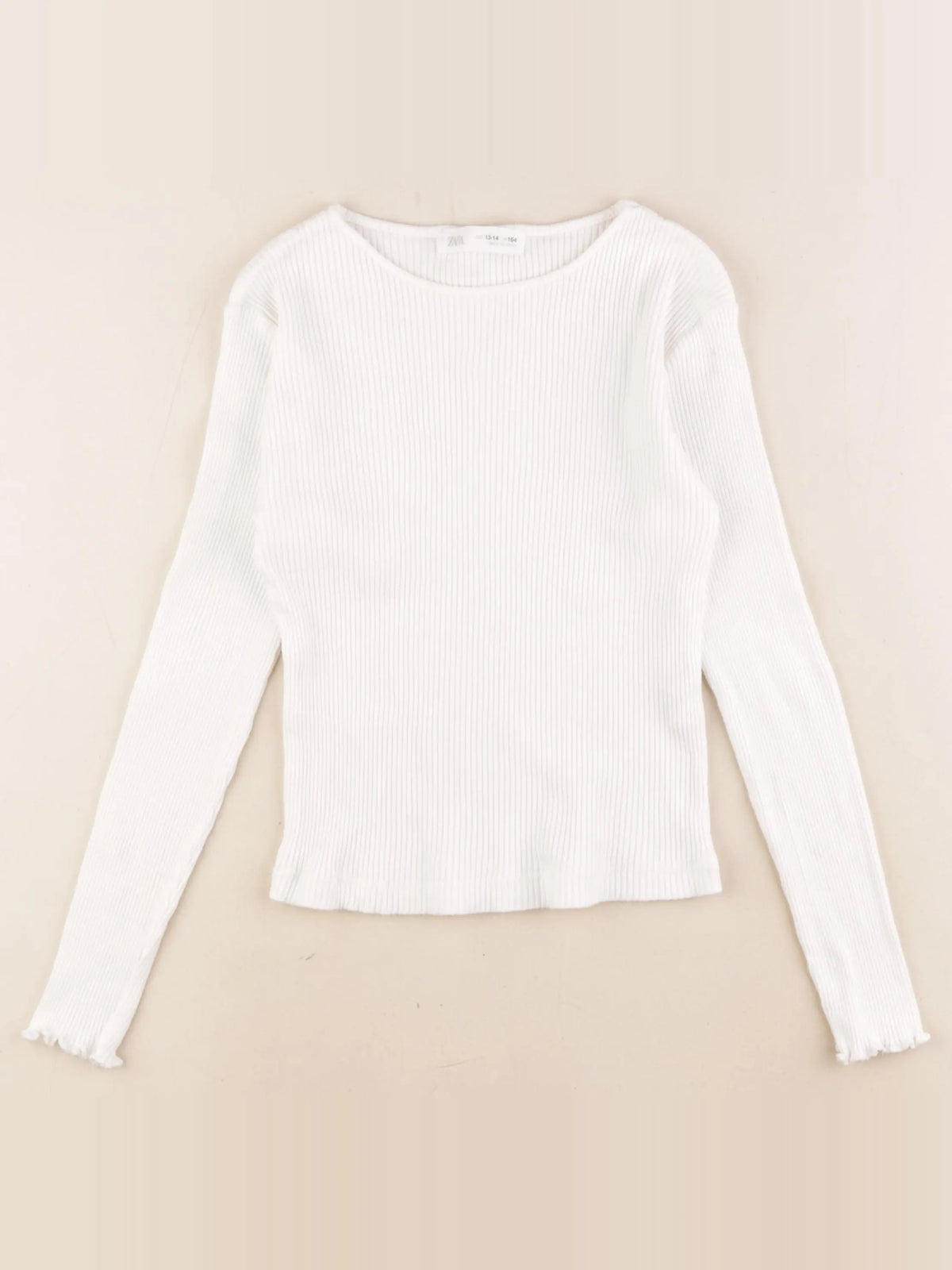 Zara - tee-shirt blanc - 13/14 ans
