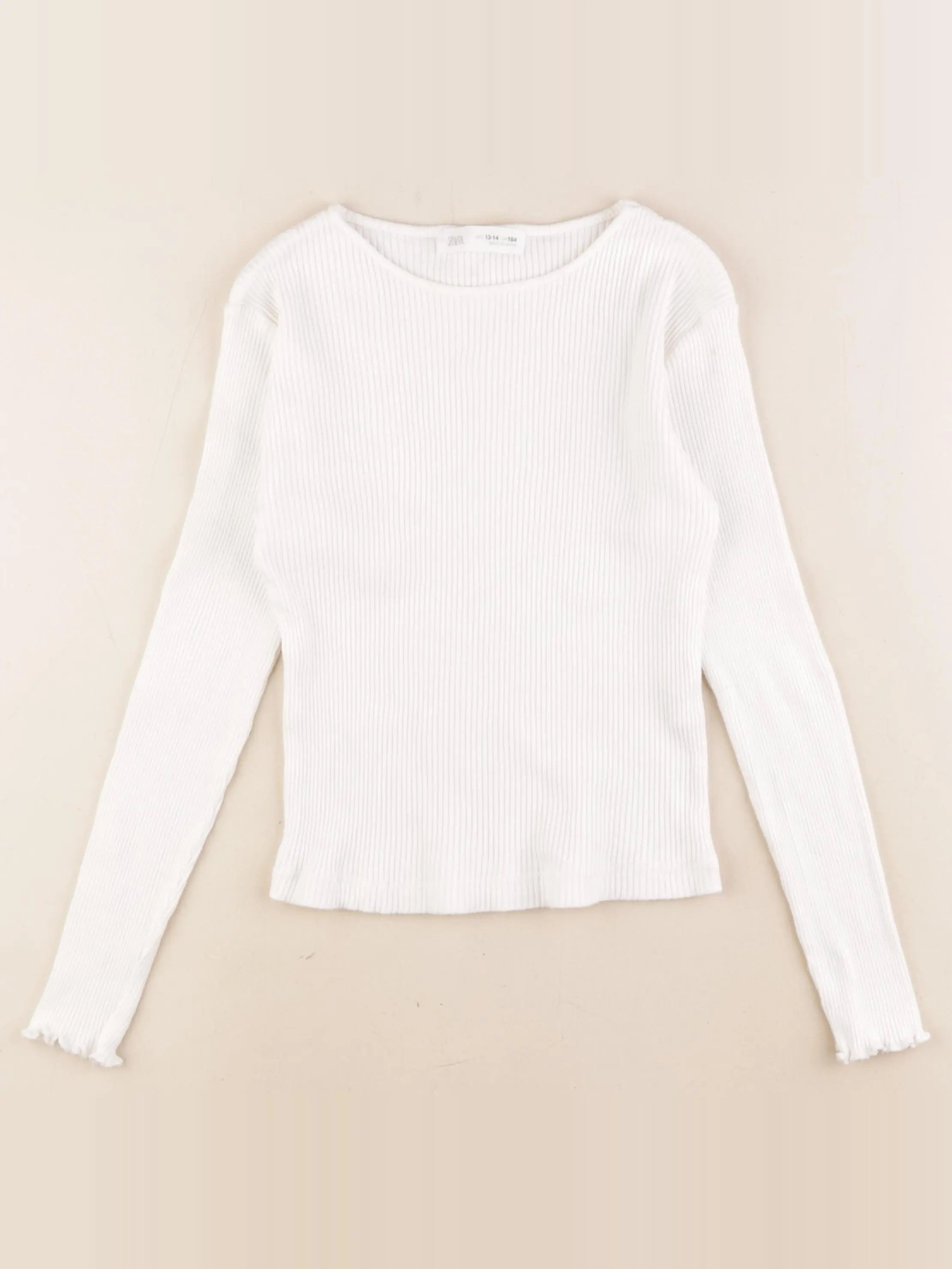 Zara - tee-shirt blanc - 13/14 ans