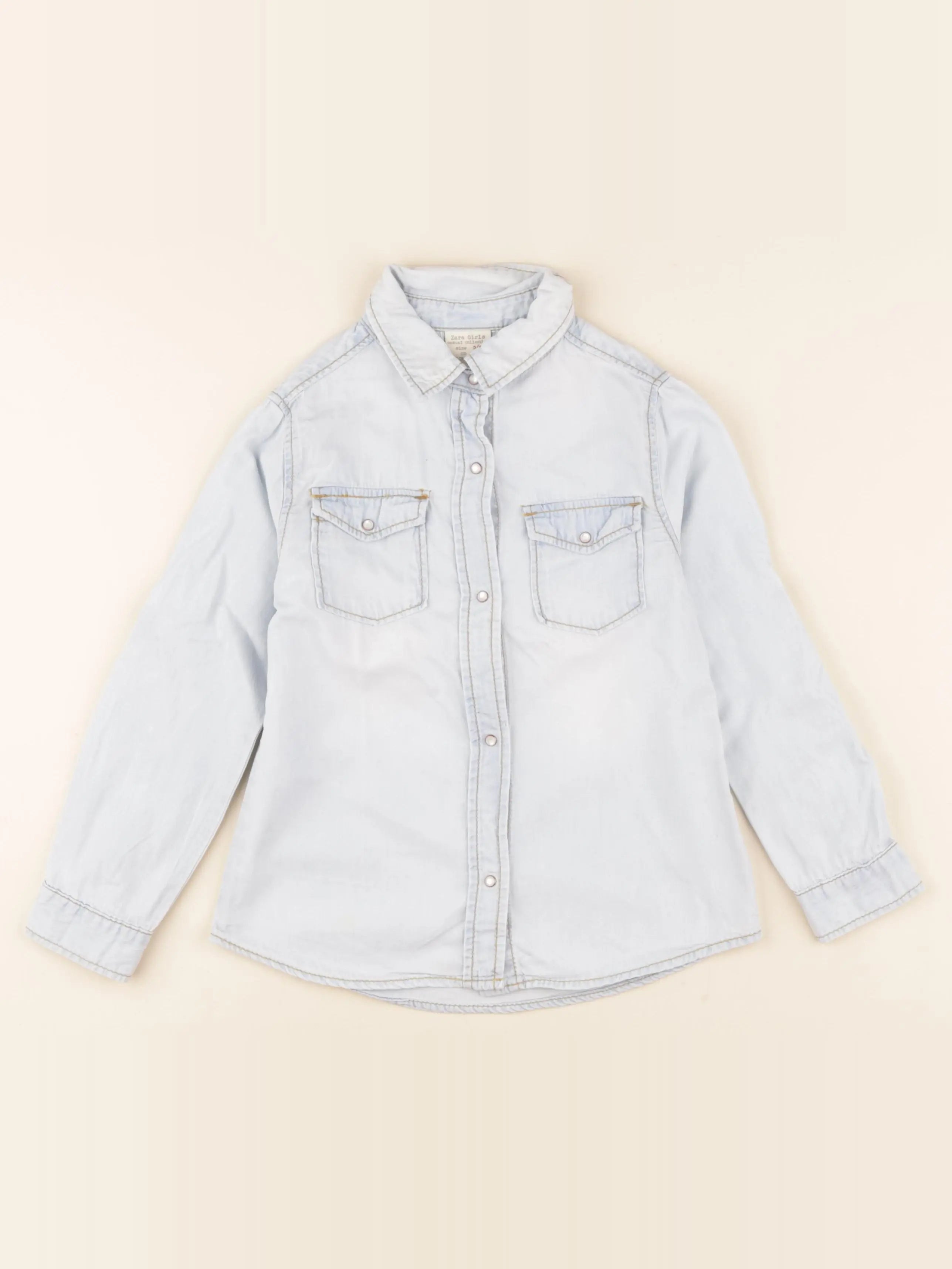 Zara - chemise bleu - 5/6 ans