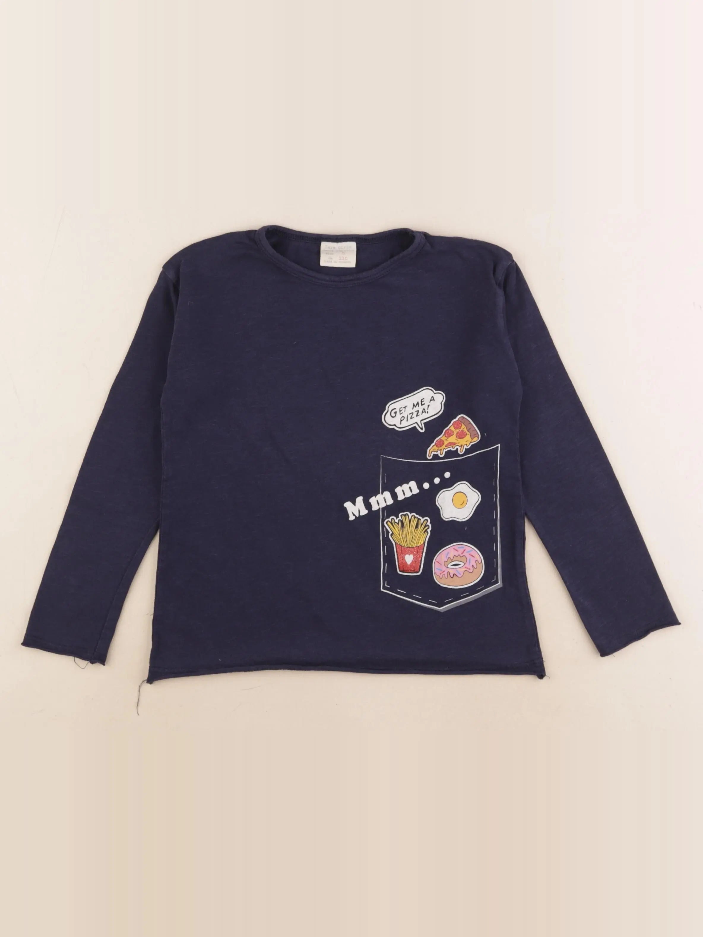 Zara - tee-shirt bleu - 5 ans