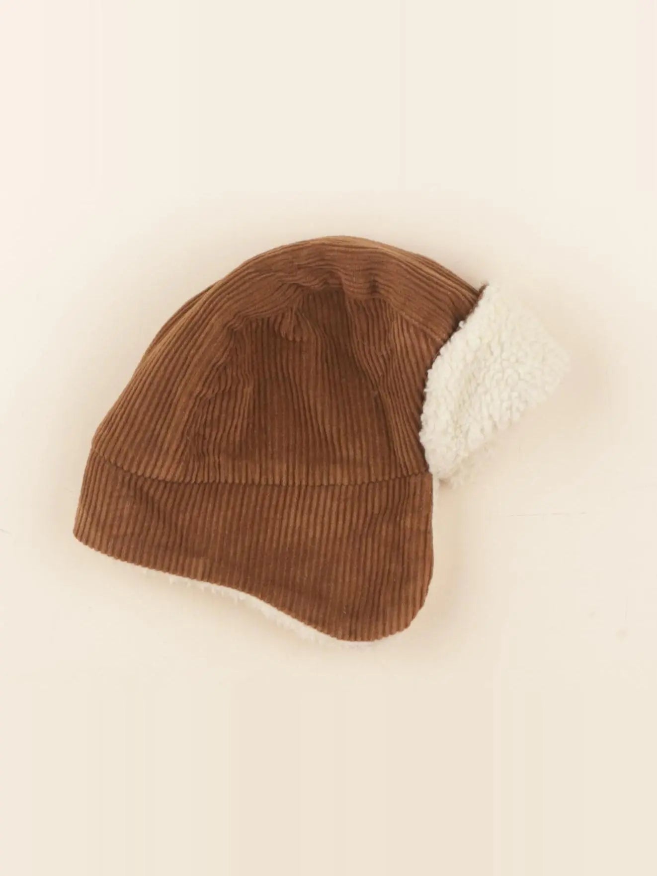 Petit Bateau - bonnet de naissance marron - 12/18 mois