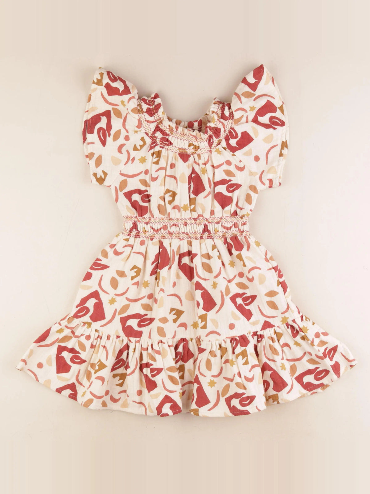 Monoprix - robe multicolore - 4 ans