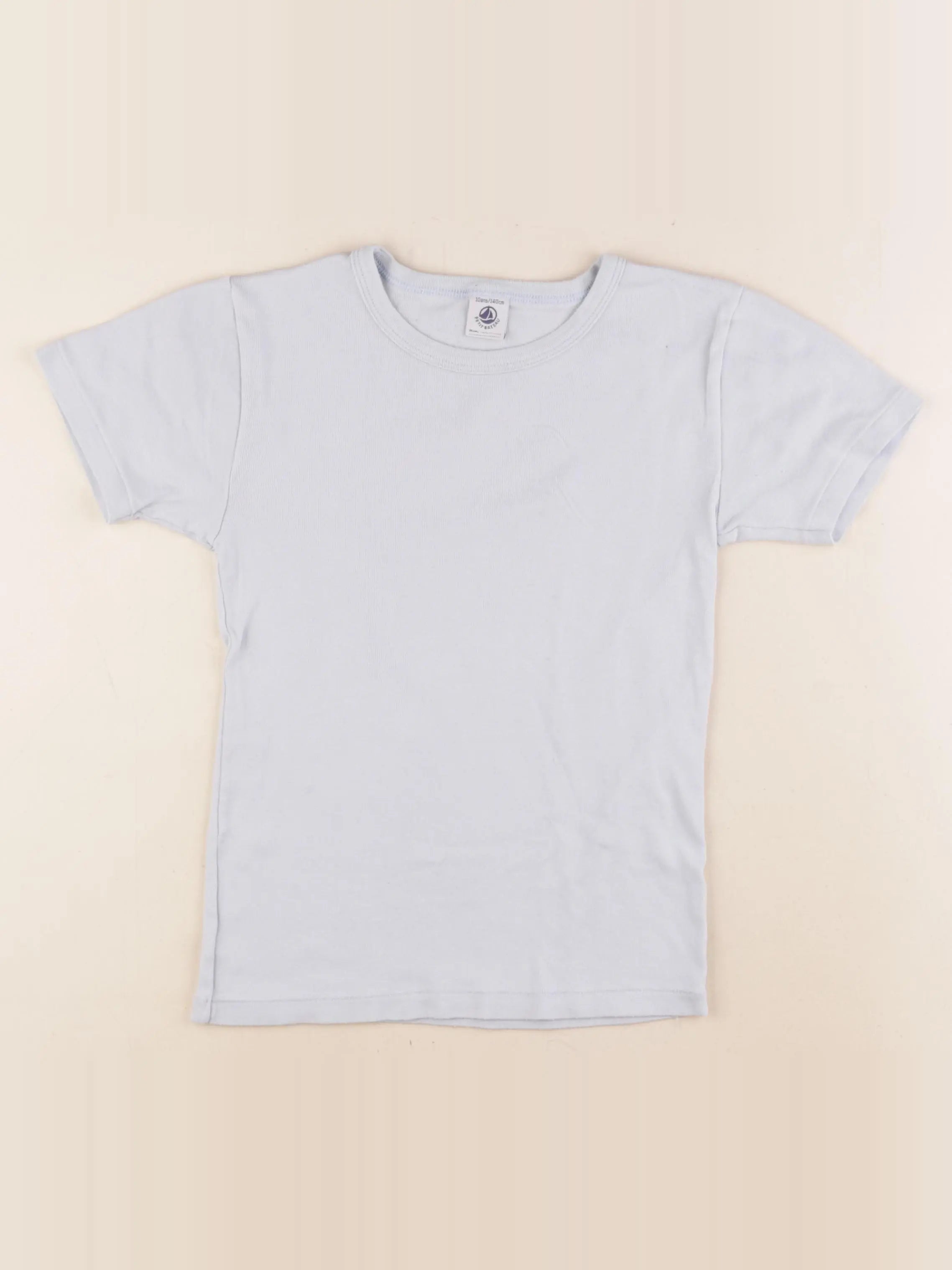Petit Bateau - maillot de corps bleu - 10 ans