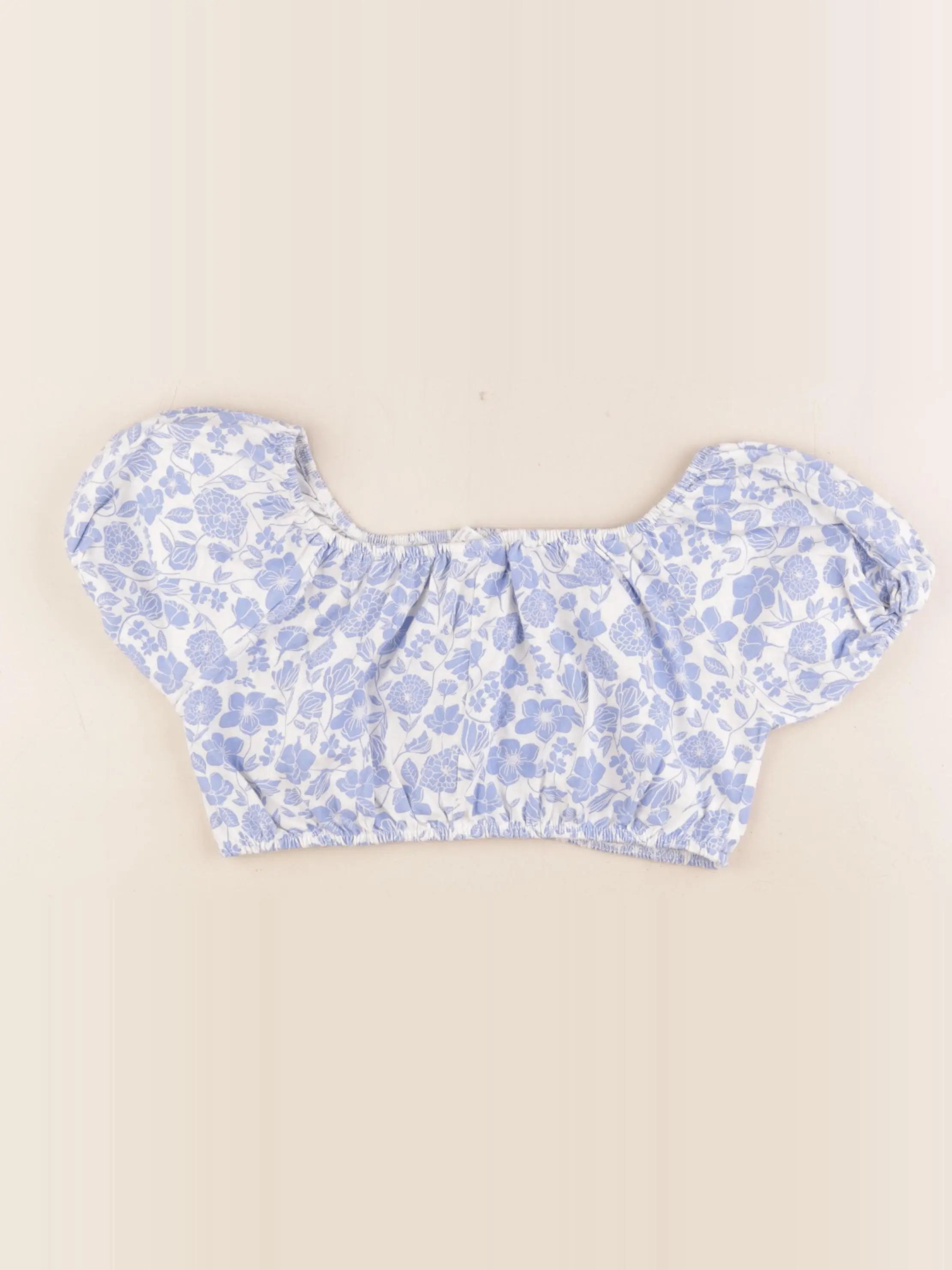 Zara - crop-top blanc - 10 ans