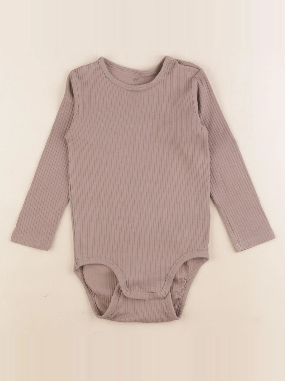 H&M - body marron - 18/24 mois