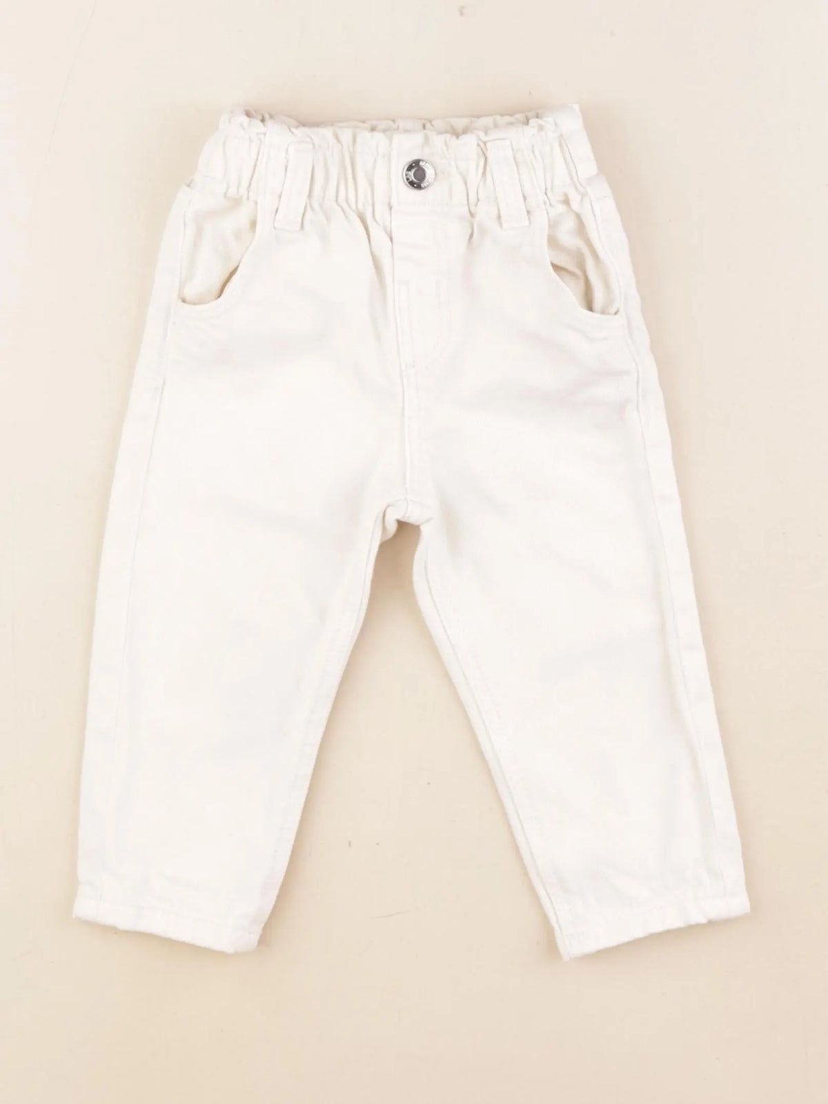 Mango - jean beige - 12/18 mois