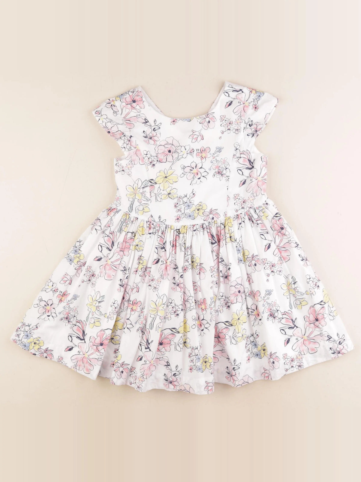 Petit Bateau - robe multicolore - 6 ans