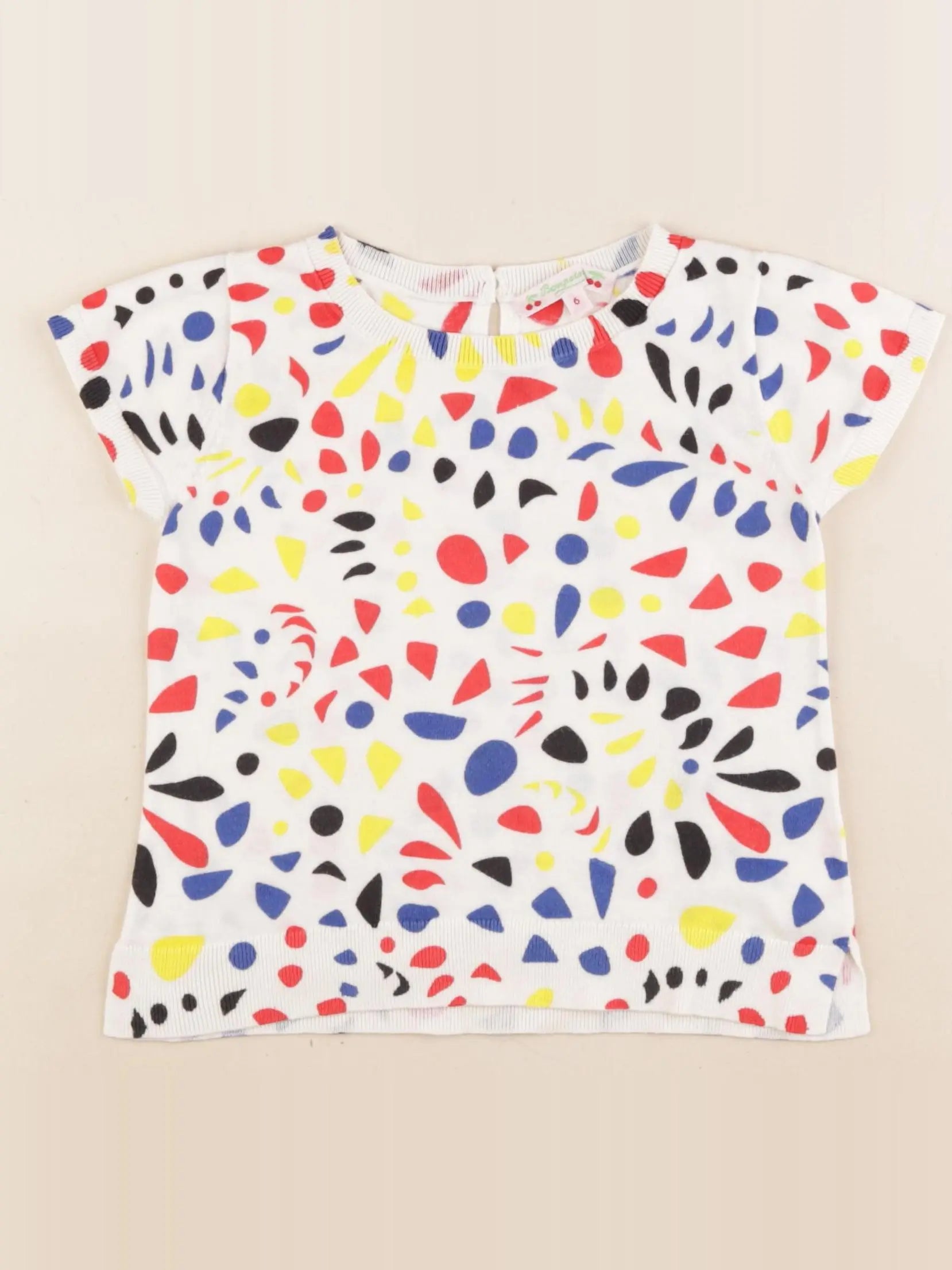 Bonpoint - tee-shirt multicolore - 6 ans