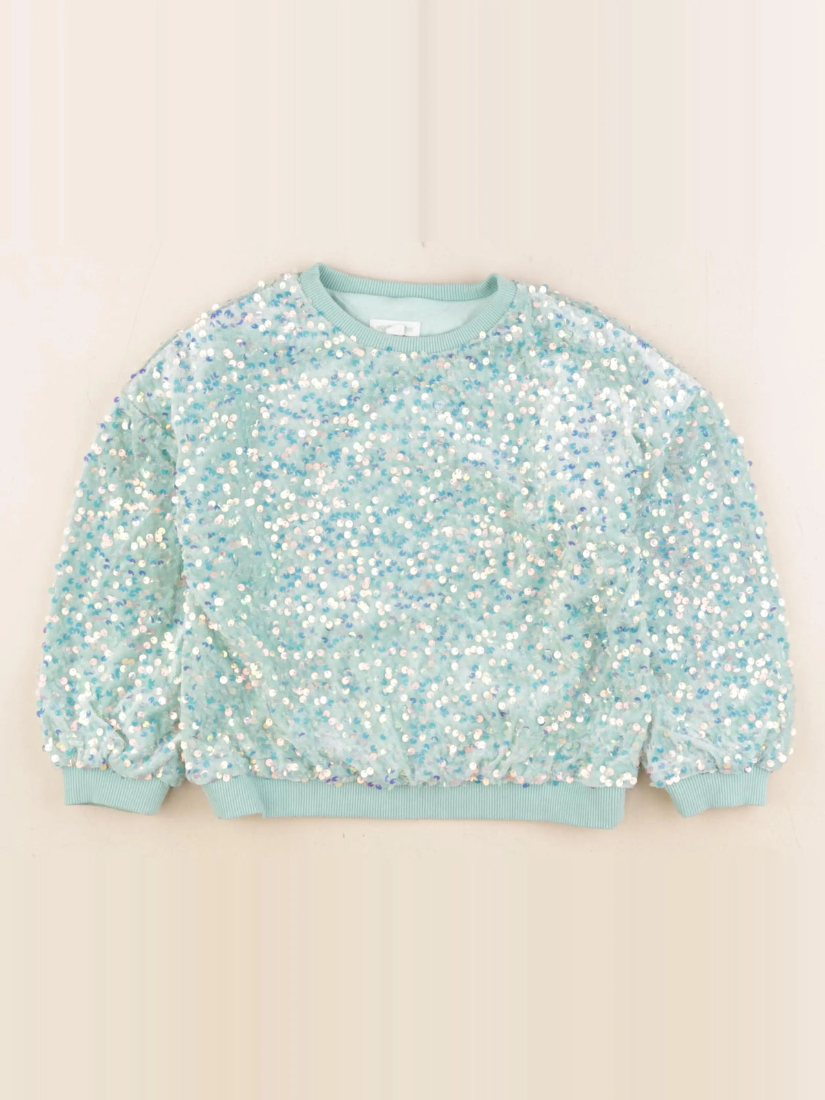 Vertbaudet - sweat vert - 6 ans