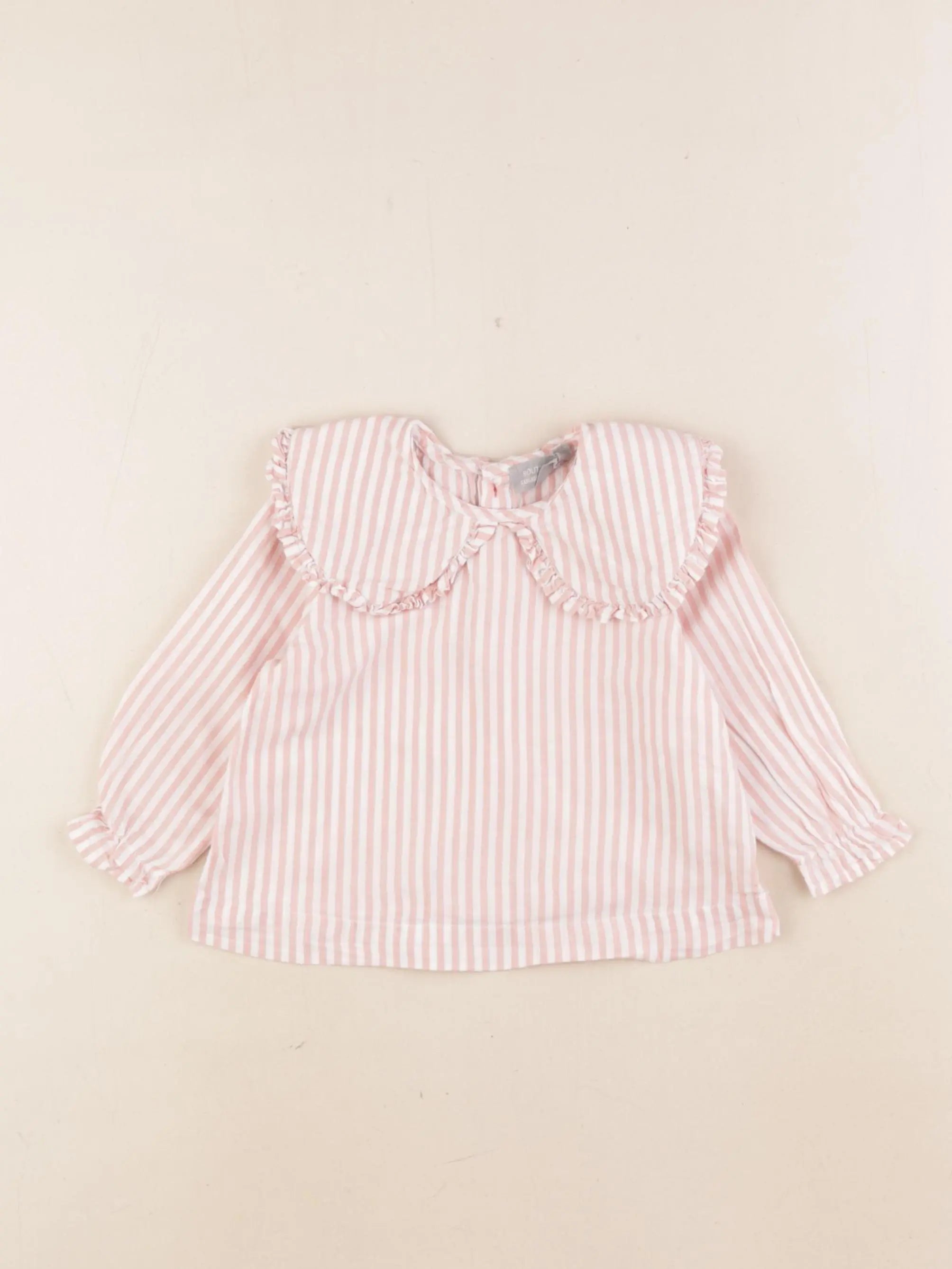Boutchou - blouse rose - 9 mois