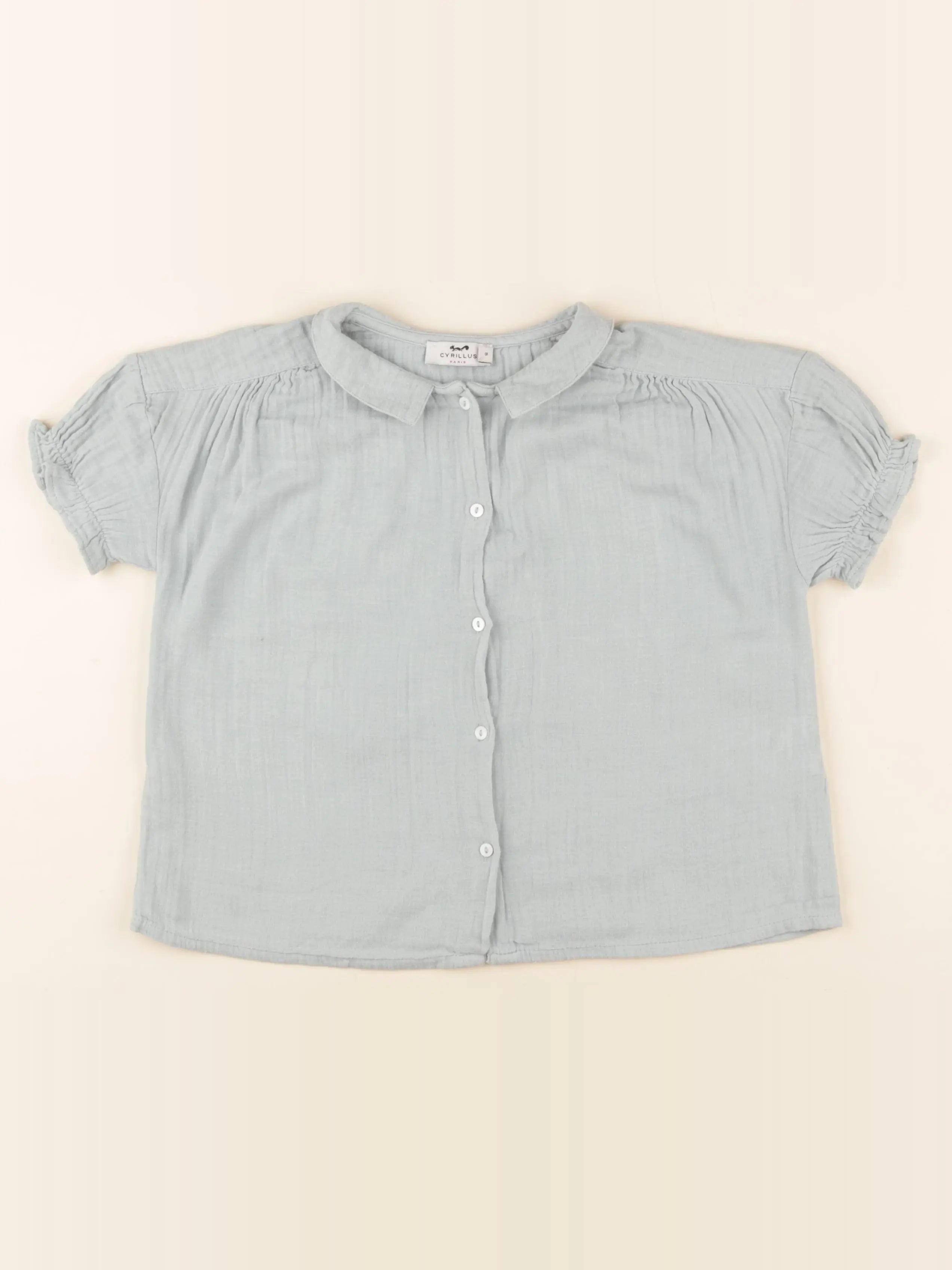 Cyrillus - blouse vert - 8 ans