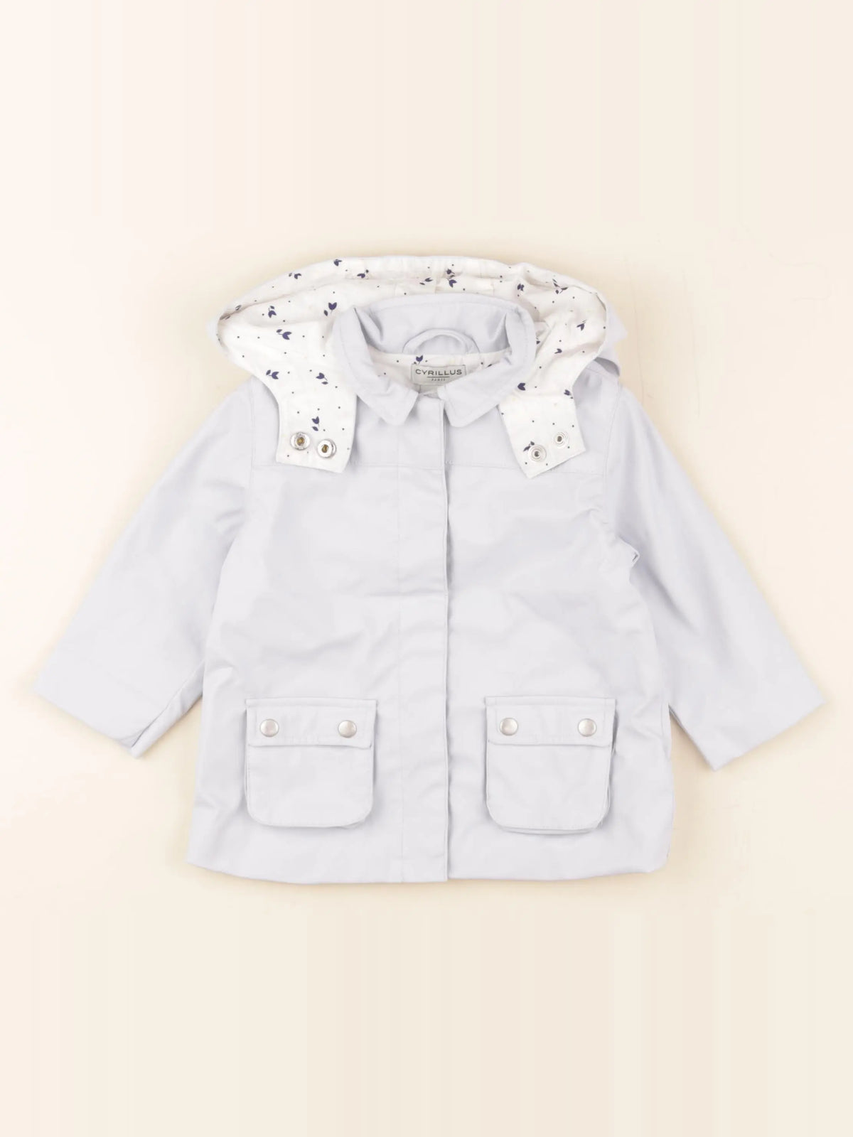 Cyrillus - imperméable bleu - 9 mois