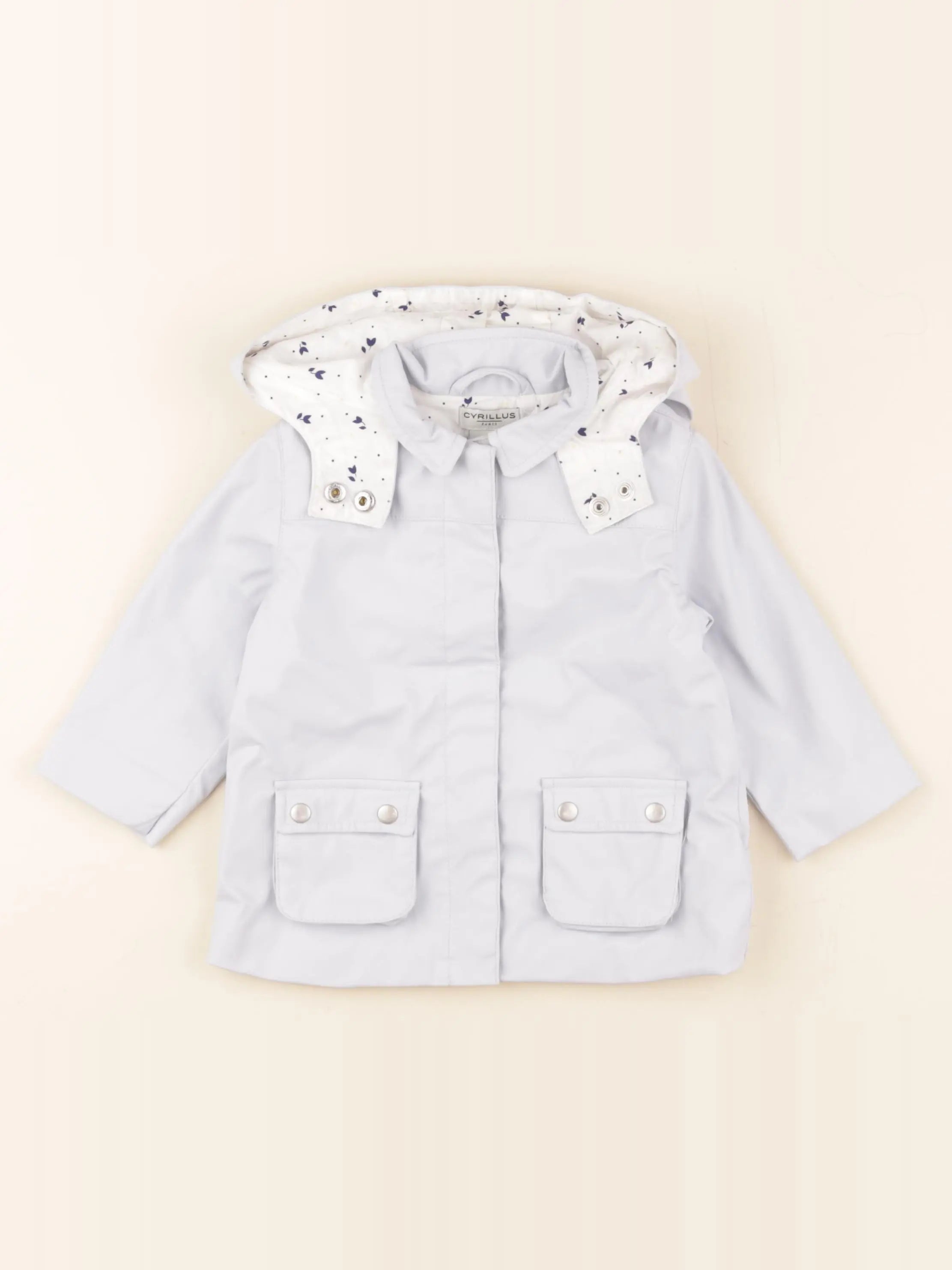 Cyrillus - imperméable bleu - 9 mois