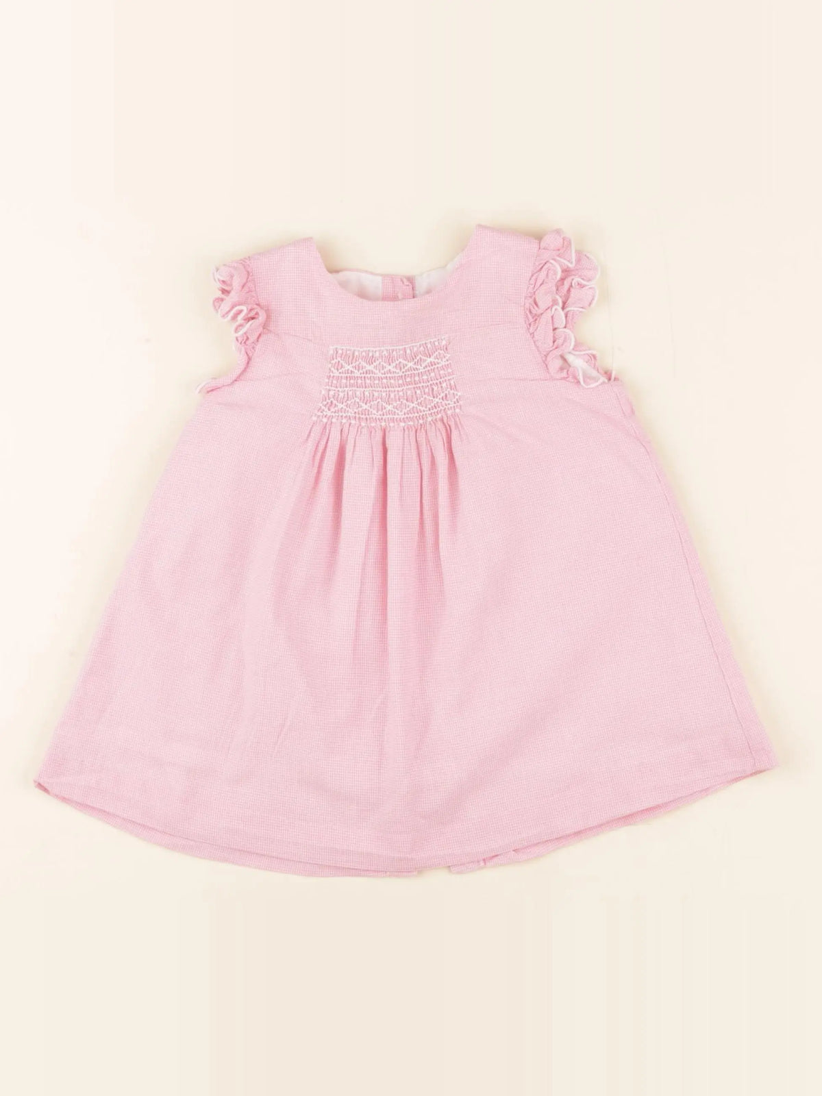 Cyrillus - robe rose - 9 mois