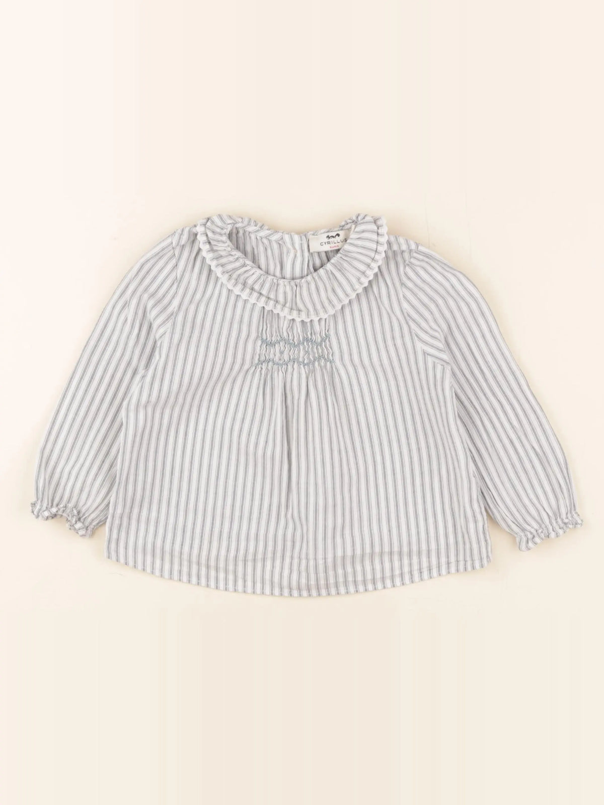 Cyrillus - blouse bleu - 24 mois