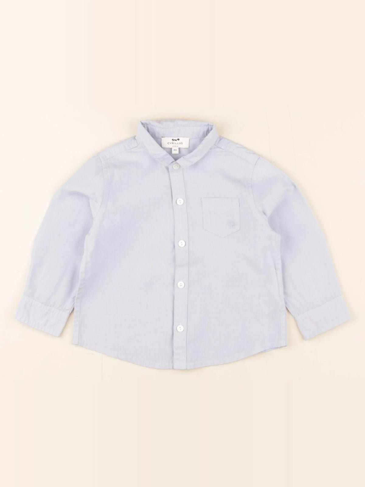 Cyrillus - chemise bleu - 18 mois