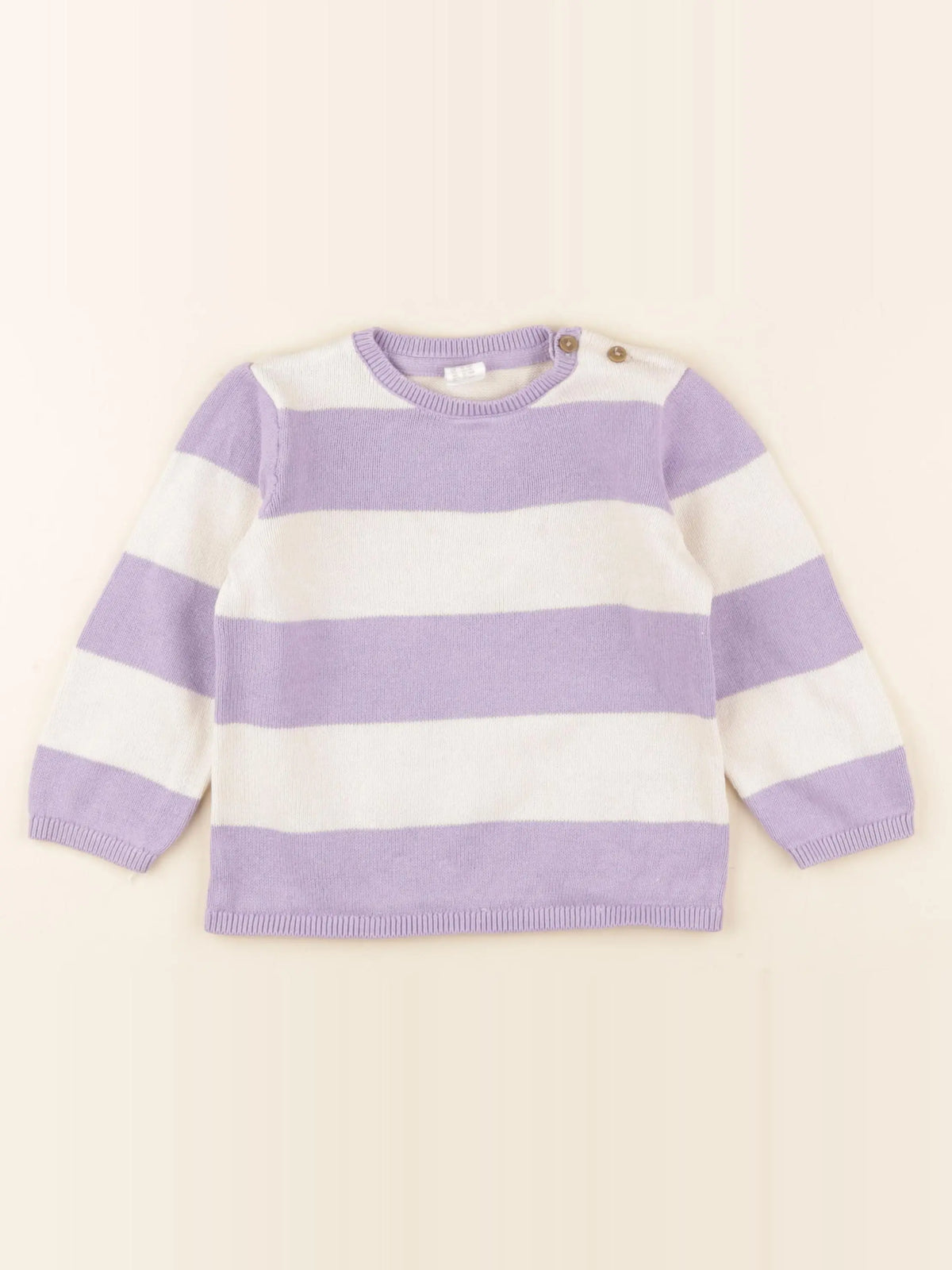 H&M - pull violet - 12/18 mois