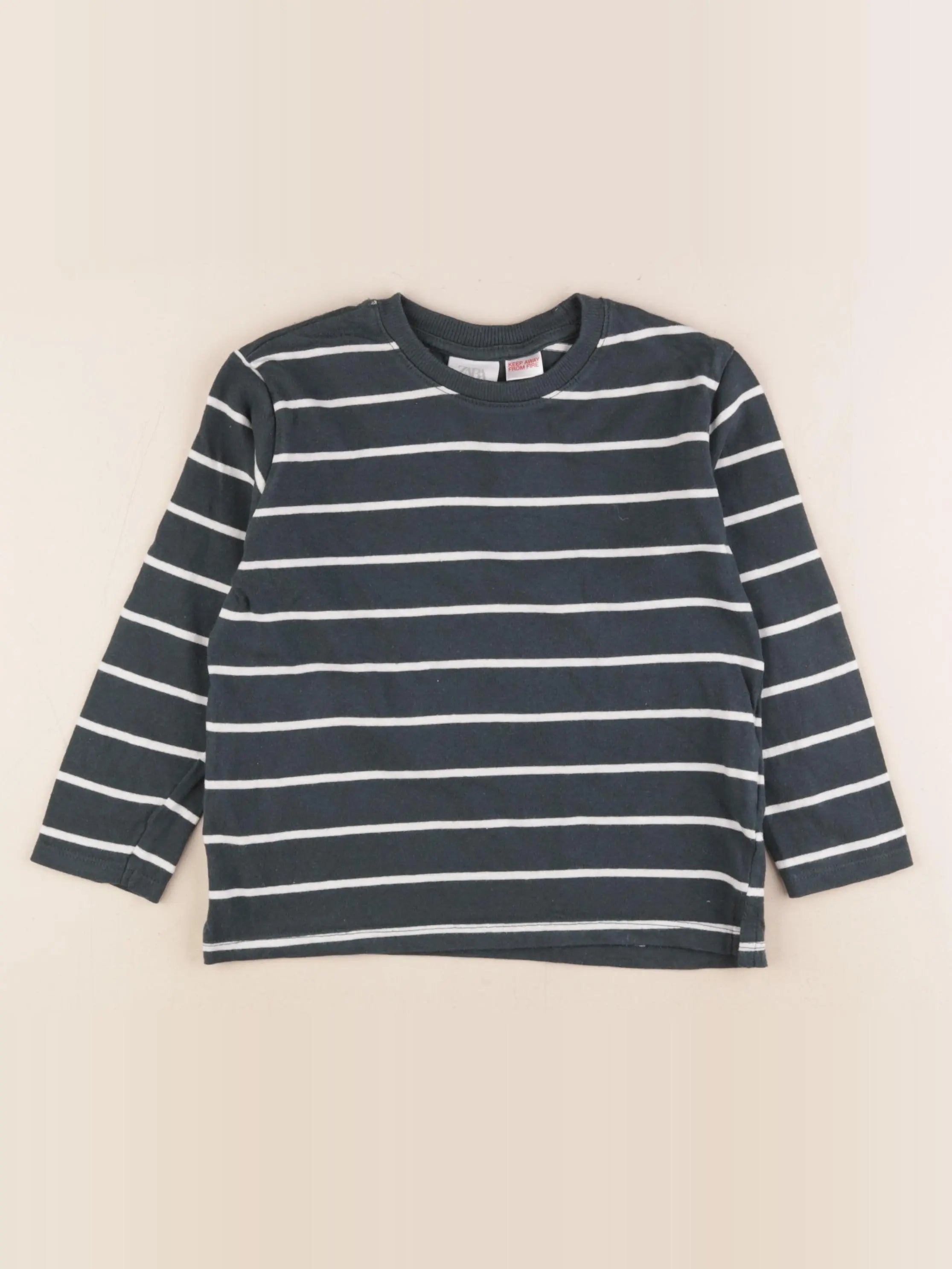 Zara - tee-shirt vert - 3/4 ans