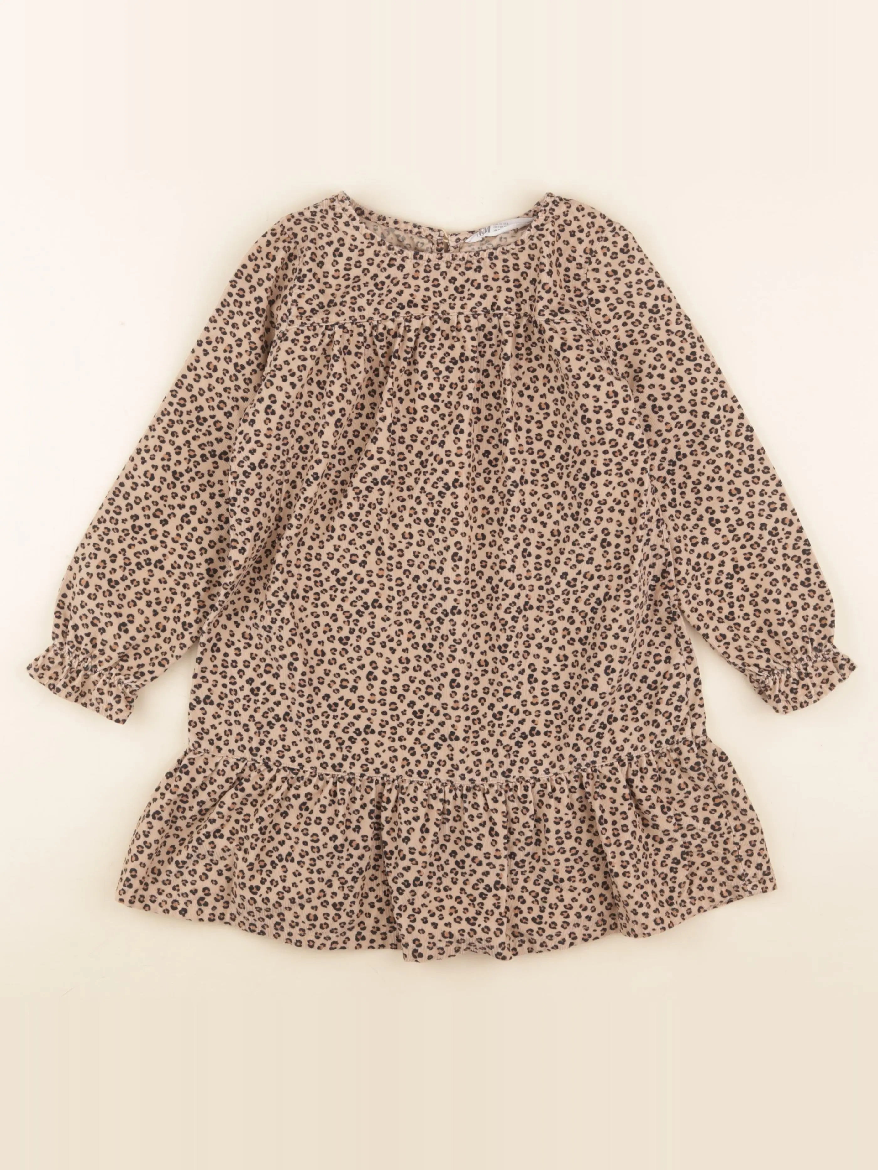 H&M - robe beige - 5/6 ans