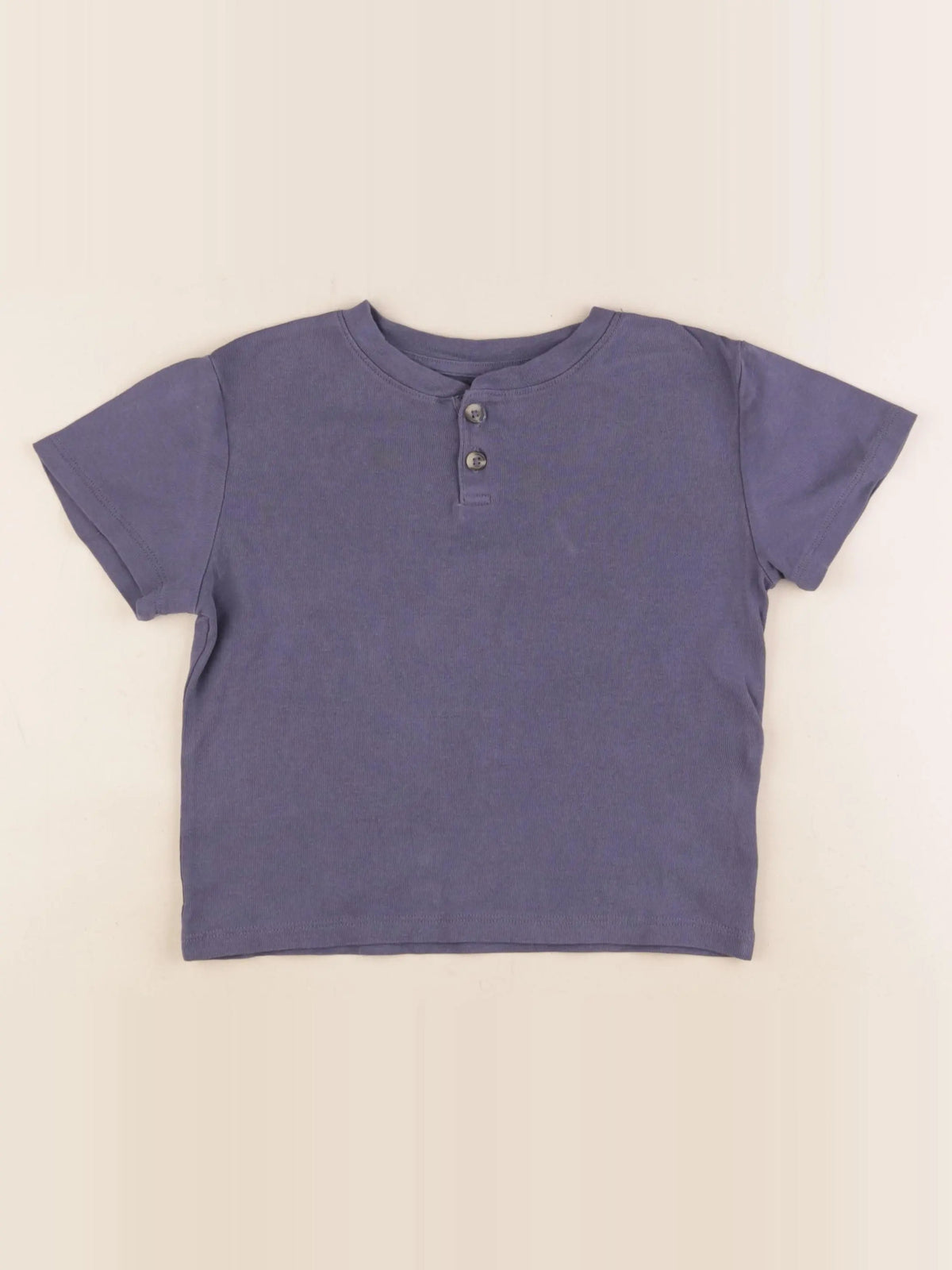 H&M - tee-shirt bleu - 2/4 ans