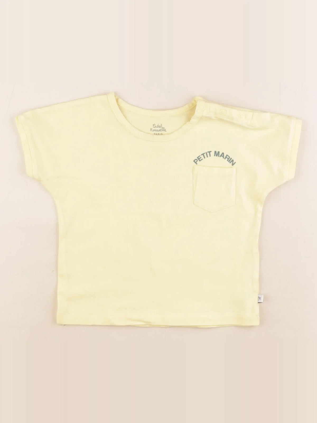 Cadet Rousselle - tee-shirt jaune - 2 ans