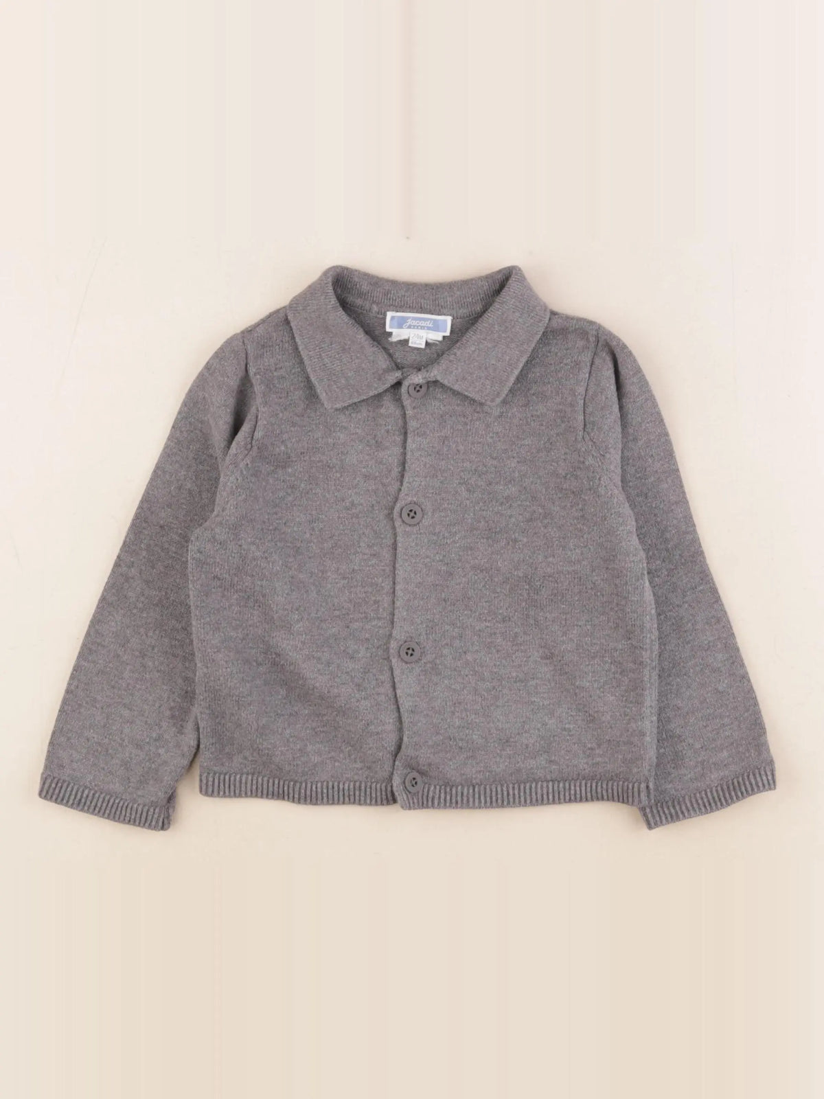 Jacadi - gilet gris - 2 ans