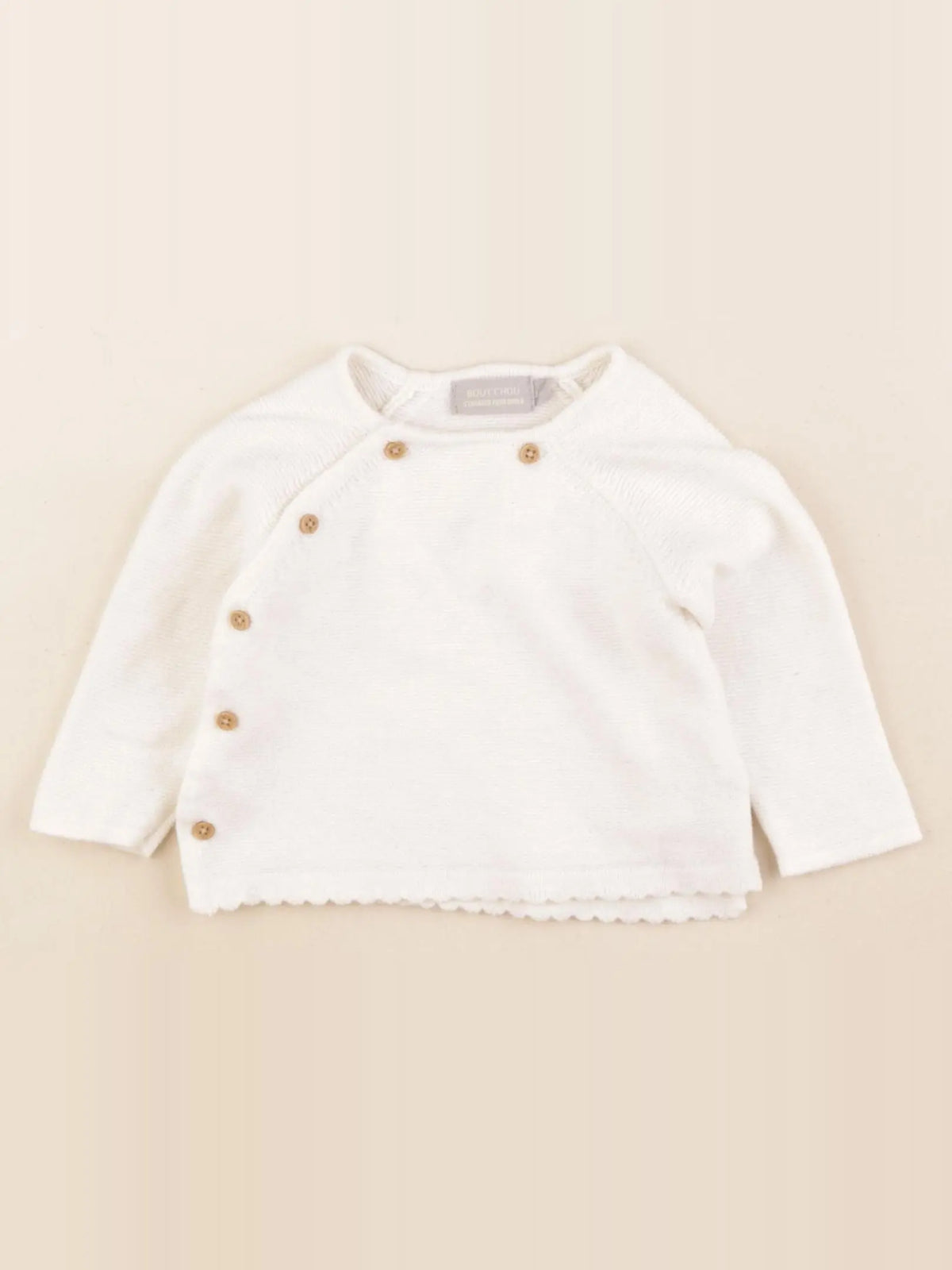 Boutchou - gilet beige - 3 mois