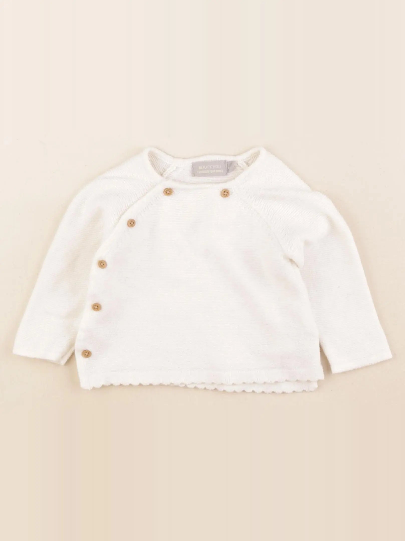 Boutchou - gilet beige - 3 mois