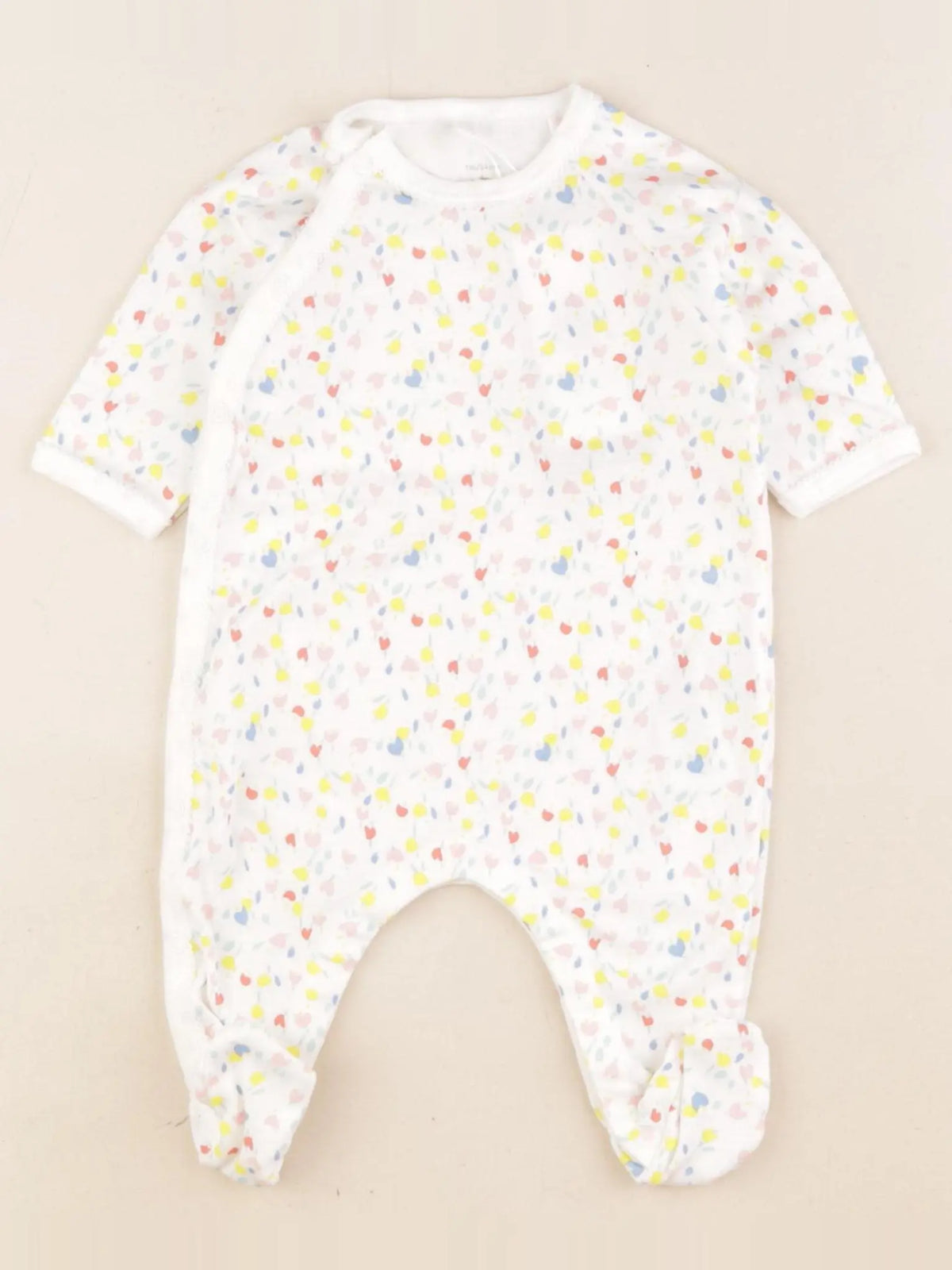 Petit Bateau - pyjama coton multicolore - 1 mois