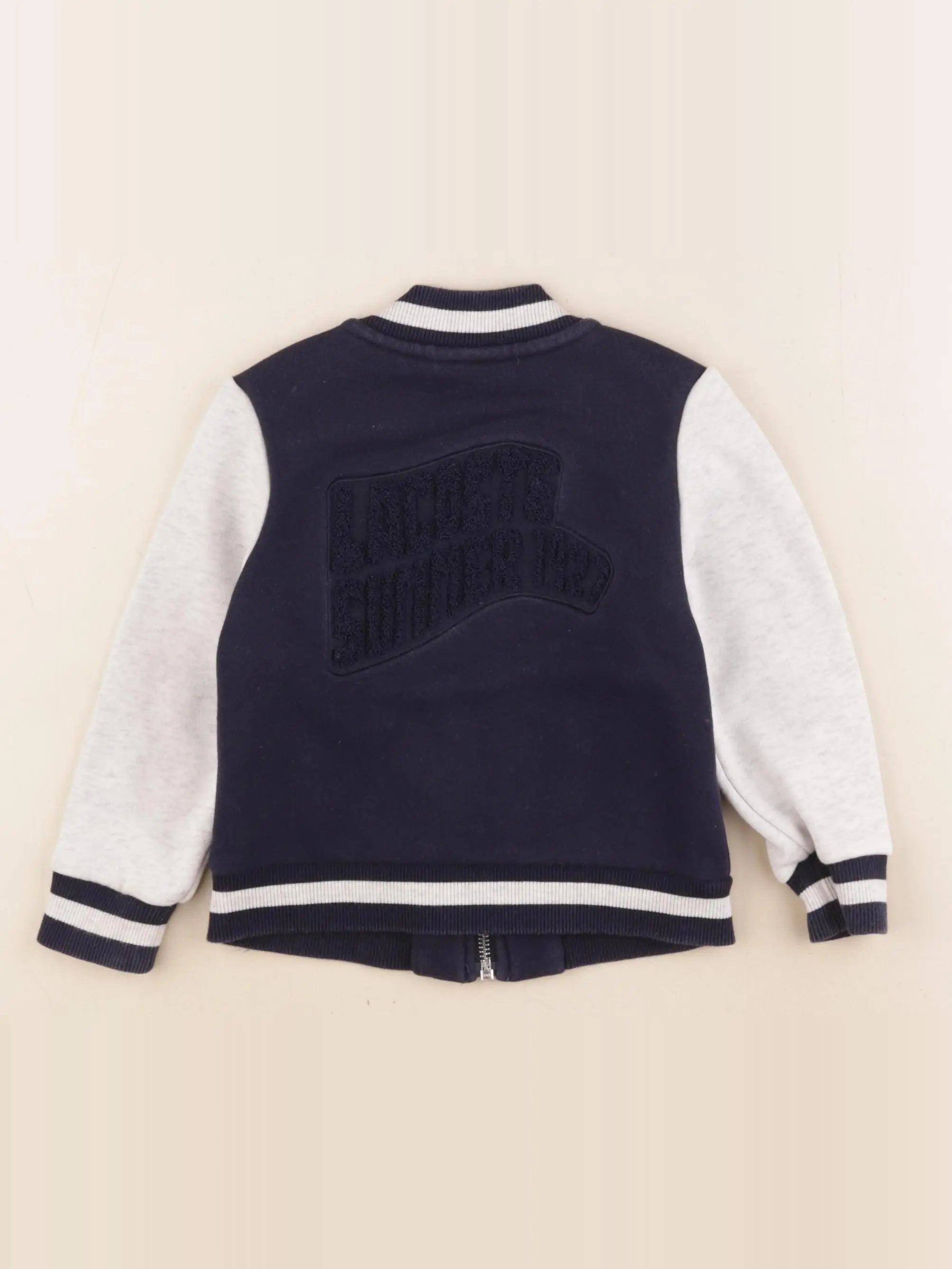 Lacoste - sweat bleu, gris - 2 ans